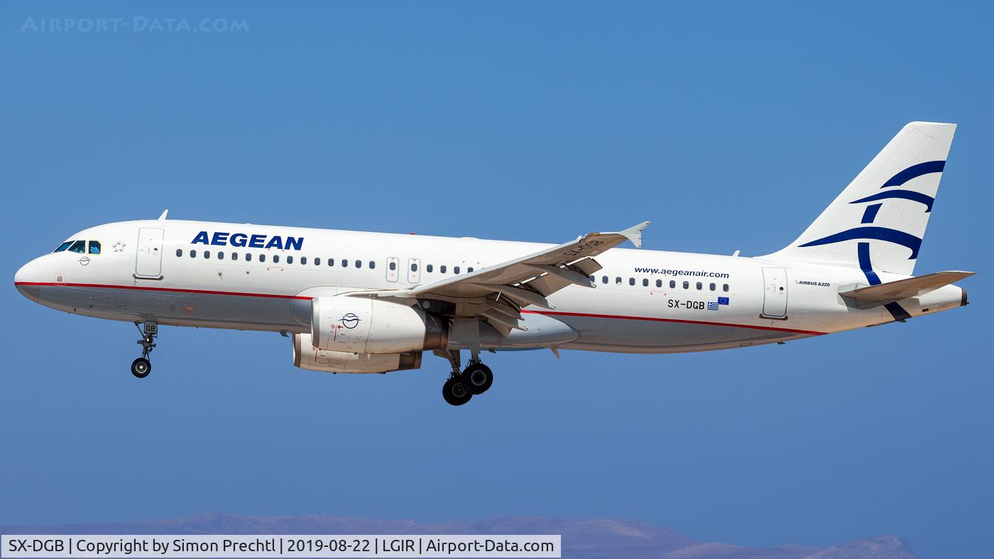 SX-DGB, 2009 Airbus A320-232 C/N 4165, SX-DGB @ Heraklion N. Kazantzakis Airport