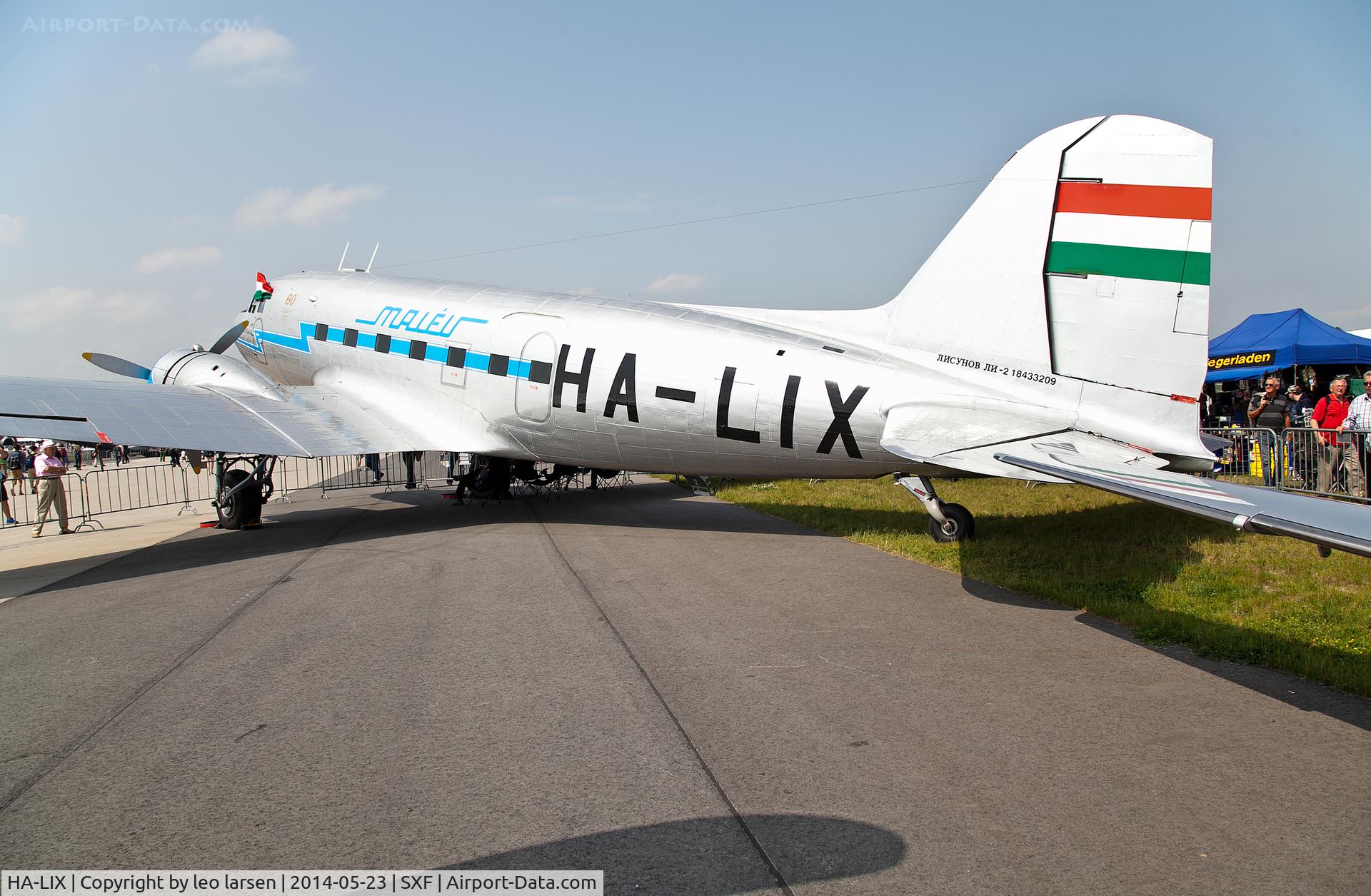 HA-LIX, 1949 Lisunov Li-2T Cab C/N 18433209, Berlin Air Show 23.5.2014