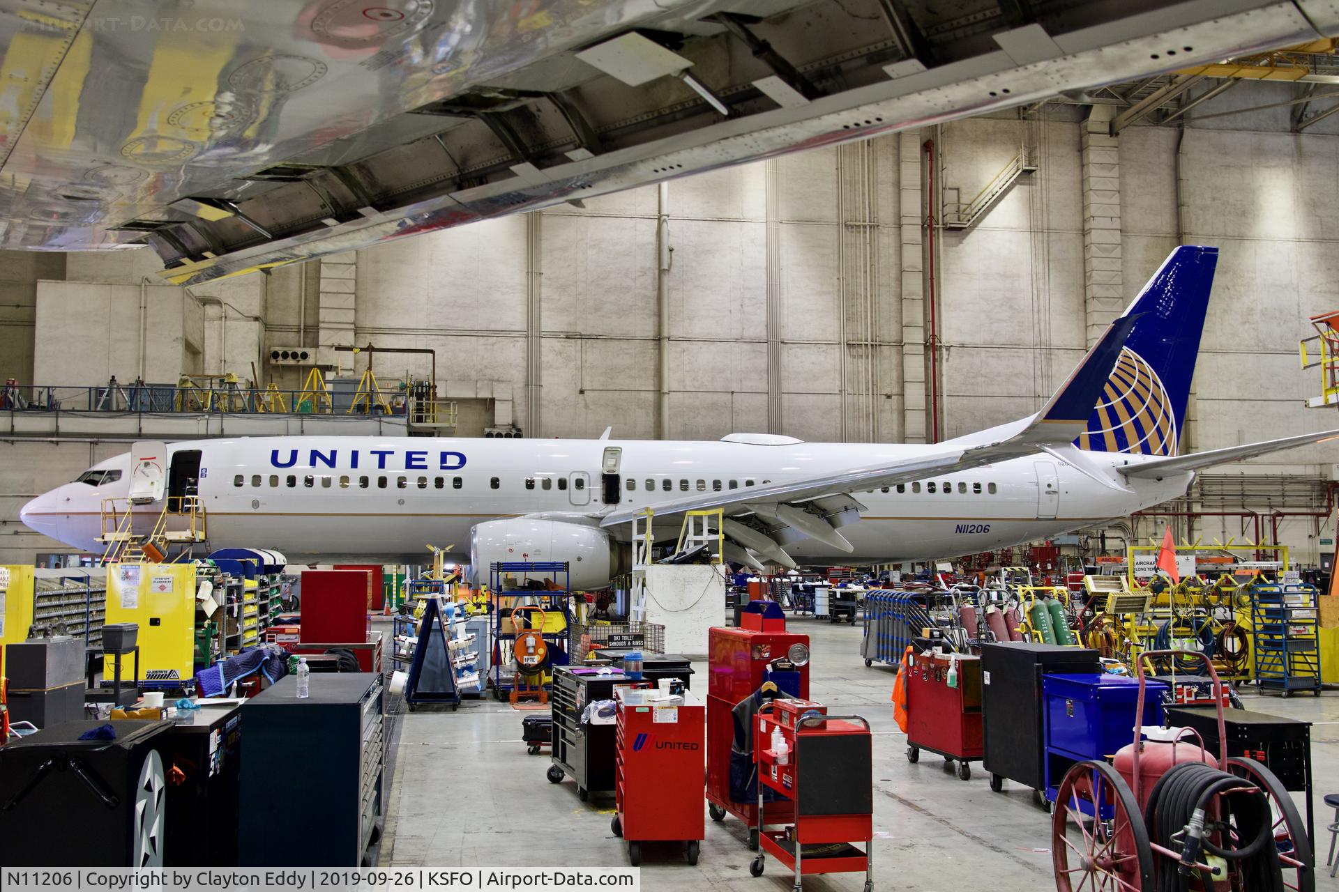 N11206, 2000 Boeing 737-824 C/N 30578, SFO 2019.