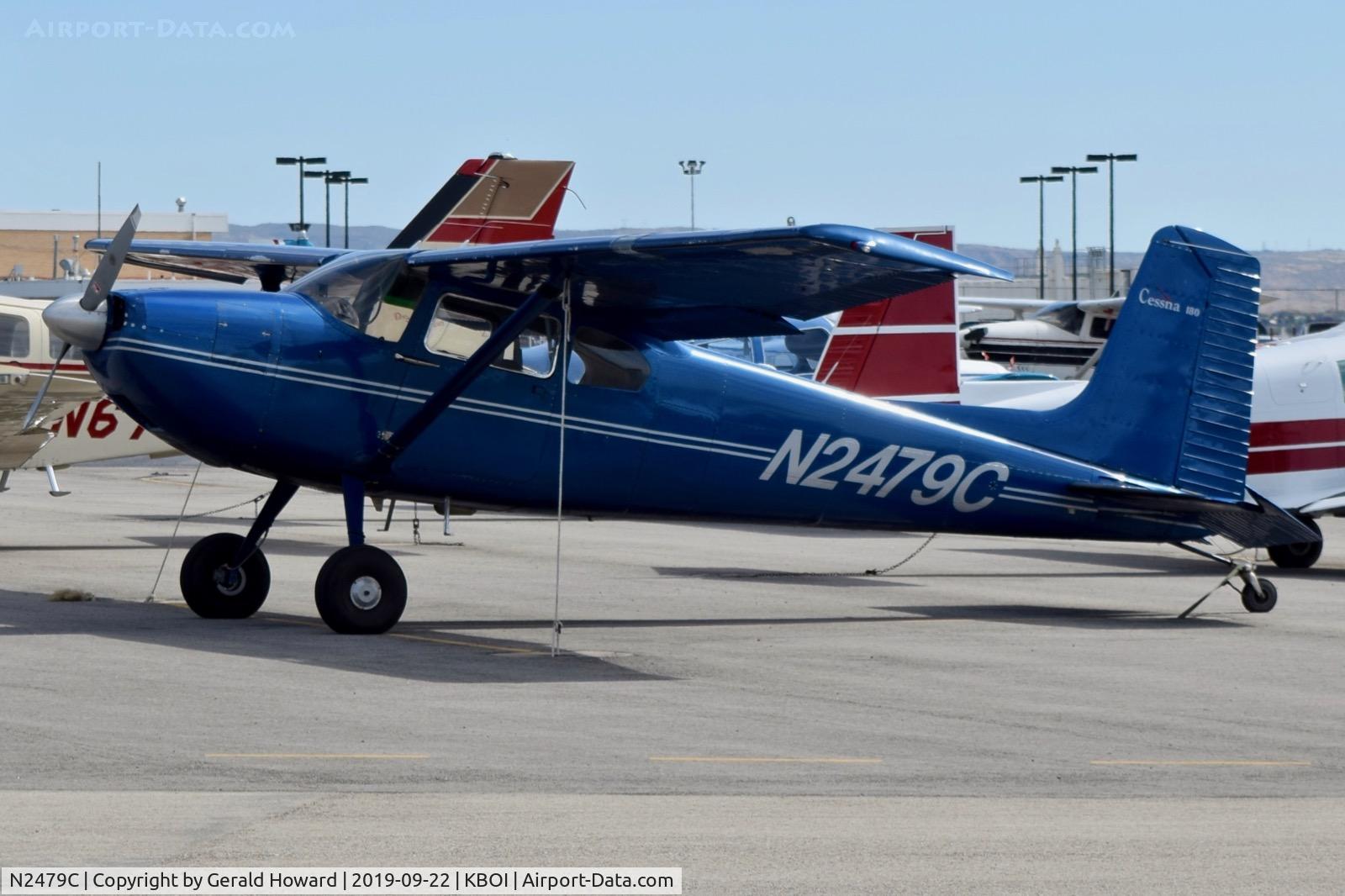 N2479C, 1954 Cessna 180 C/N 30779, Parked on the north GA ramp.