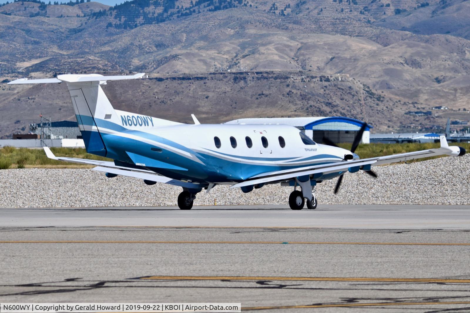 N600WY, 2003 Pilatus PC-12/45 C/N 526, Run up on west de arm pad.