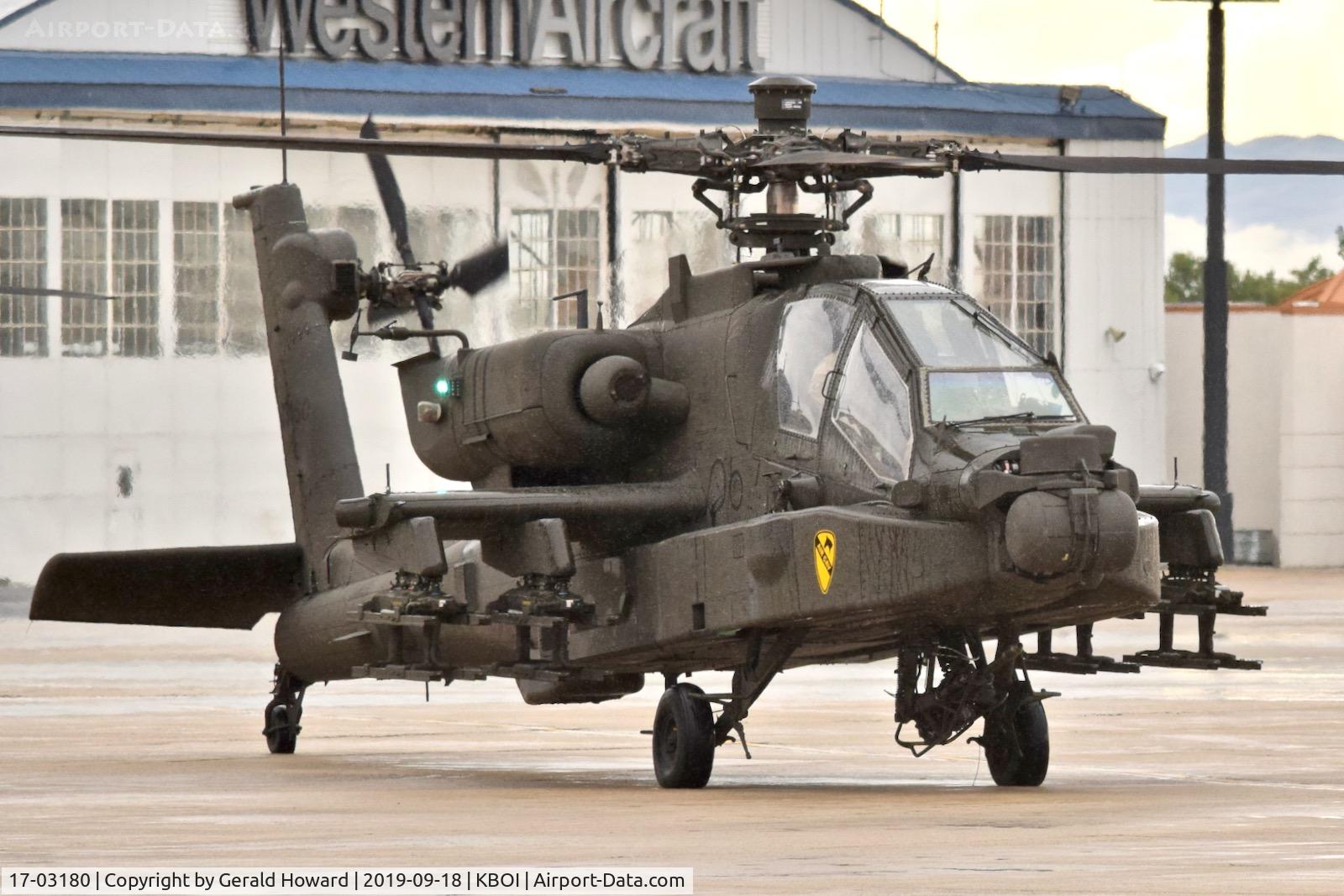 17-03180, 2017 Boeing AH-64E Apache Guardian C/N MM180, Taxiing for take off.