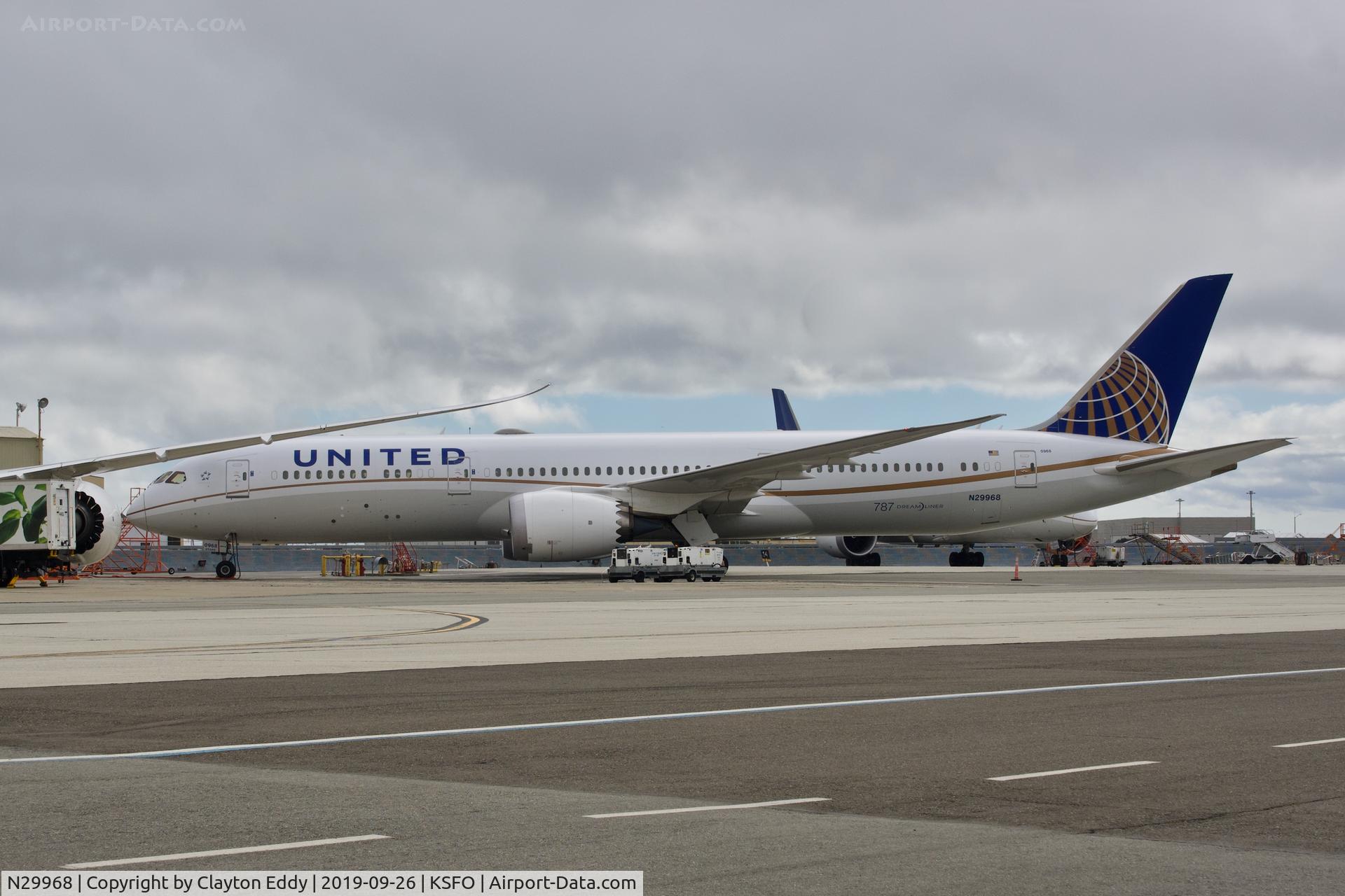N29968, 2017 Boeing 787-9 Dreamliner Dreamliner C/N 60141, SFO 2019.