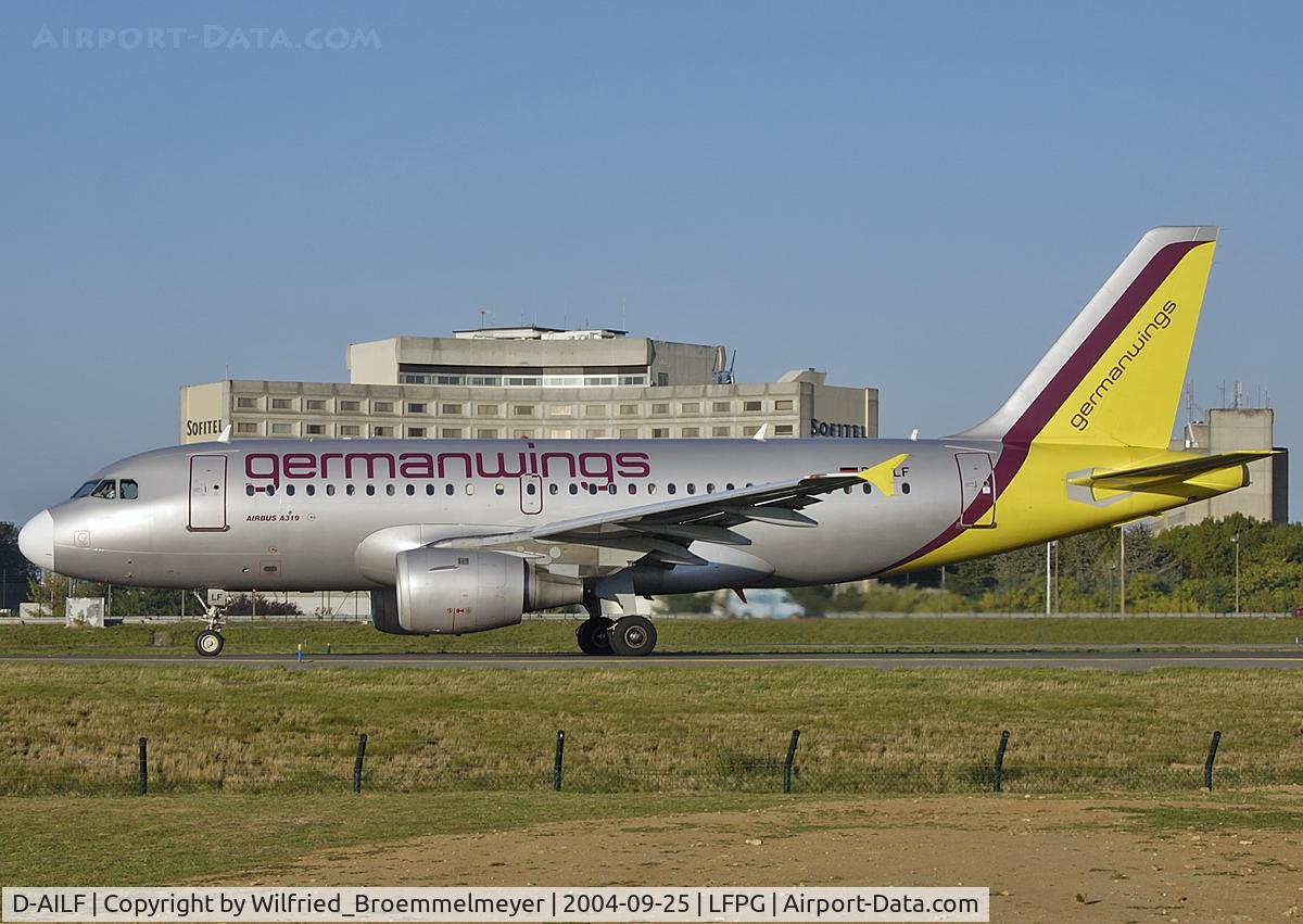 D-AILF, 1996 Airbus A319-114 C/N 636, Germanwings