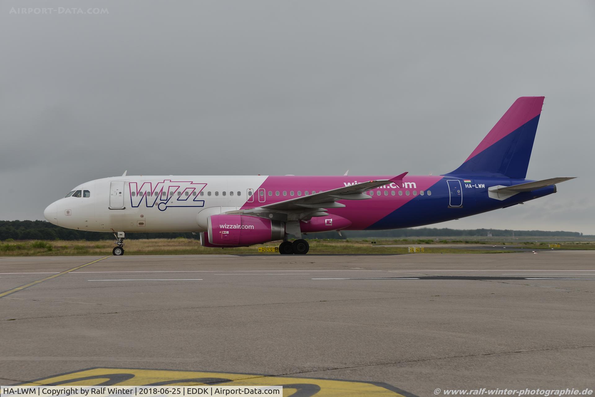 HA-LWM, 2012 Airbus A320-232 C/N 5021, Airbus A320-232 - W6 WZZ Witt Air - 5021 - HA-LWM - 25.06.2018 - CGN