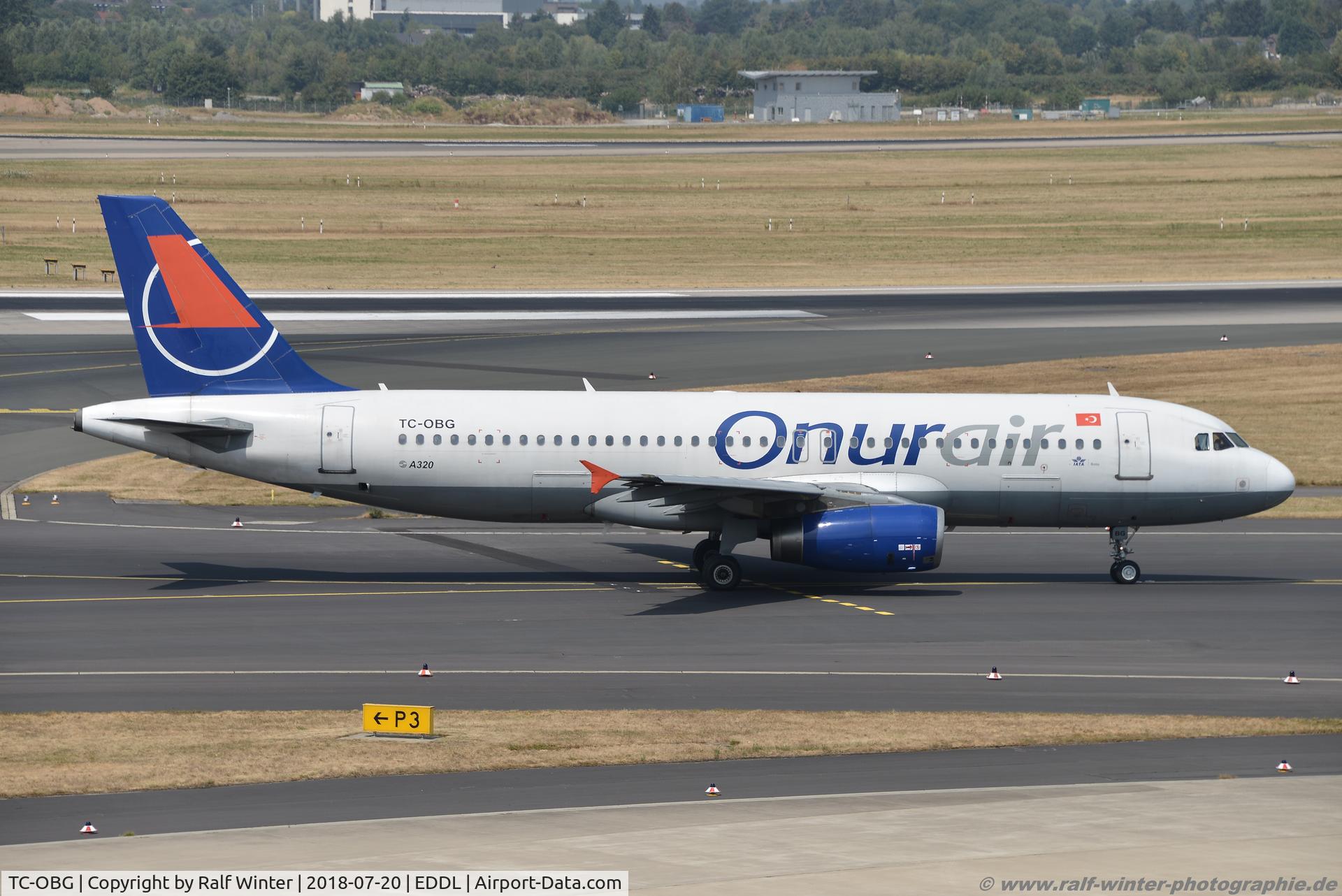 TC-OBG, 1996 Airbus A320-233 C/N 916, Airbus A320-233 - 8Q OHY Onur Air - 916 - TC-OBG - 20.07.2018 - DUS