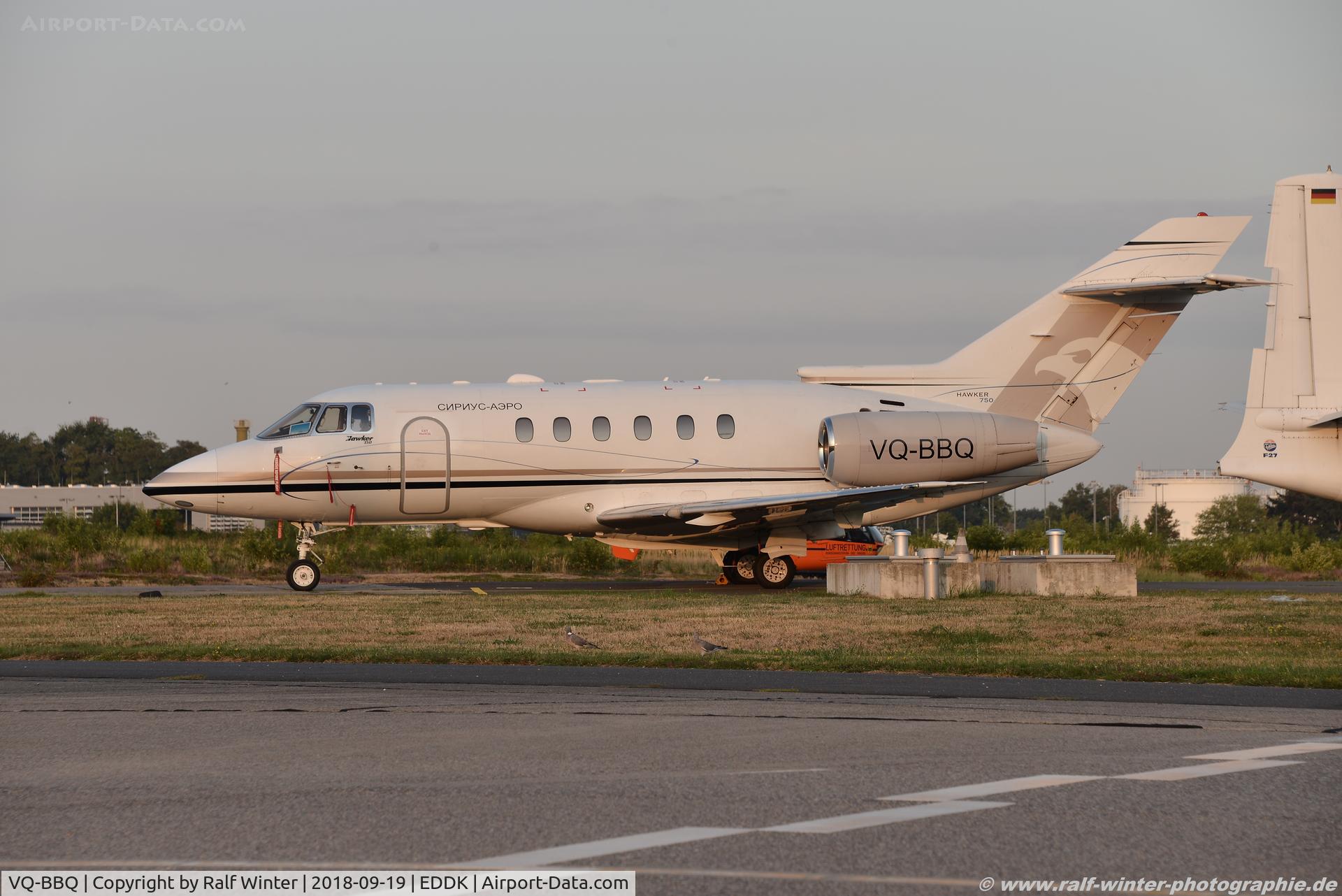 VQ-BBQ, 2009 Hawker Beechcraft 750 C/N HB-65, Hawker Beechcraft 750 - CIG Sirius Aero - HB-65 - VQ-BBQ - 19.09.2018 - CGN