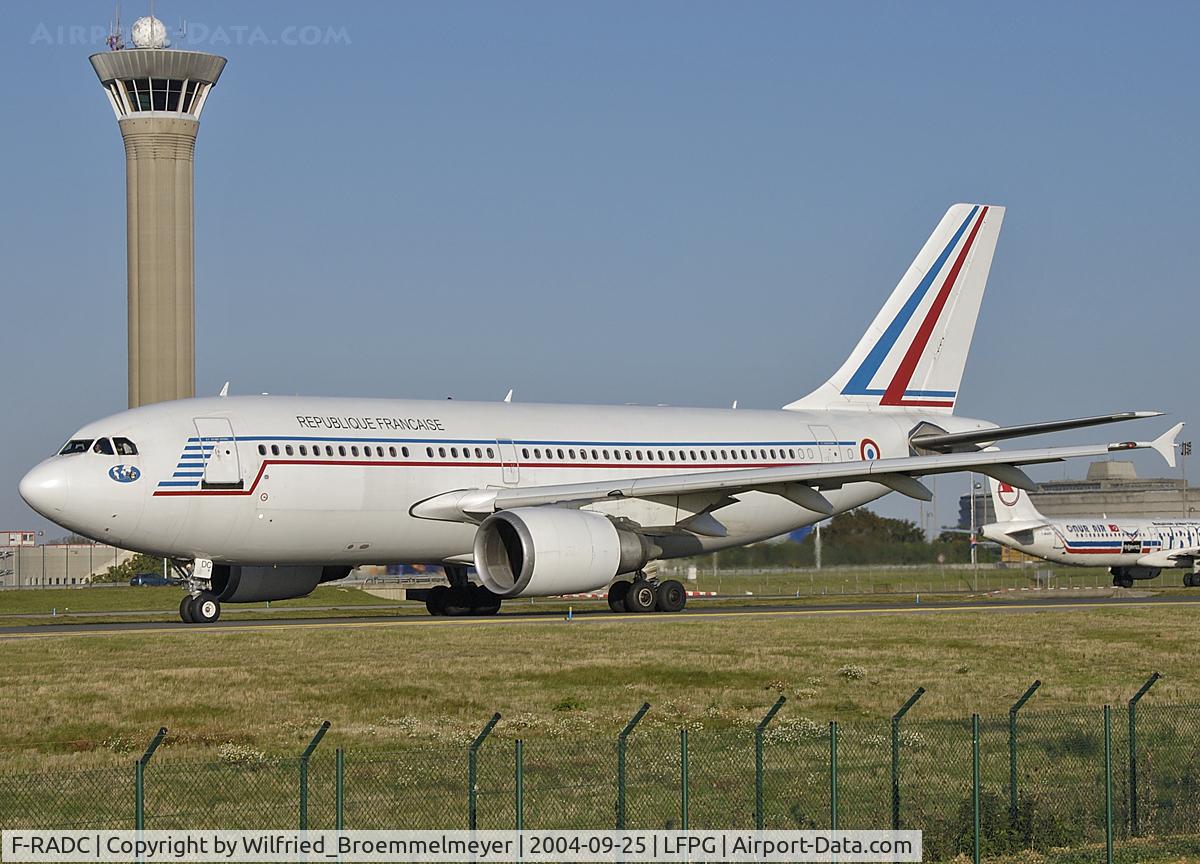 F-RADC, 1988 Airbus A310-304 C/N 418, Republique Francaise
