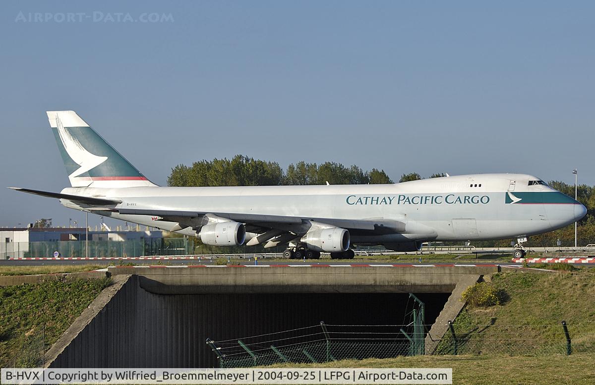 B-HVX, 1990 Boeing 747-267F/SCD C/N 24568, Cathy Pacific Cargo