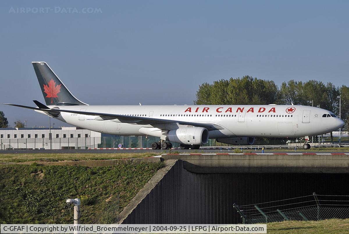 C-GFAF, 1999 Airbus A330-343 C/N 0277, Air Canada