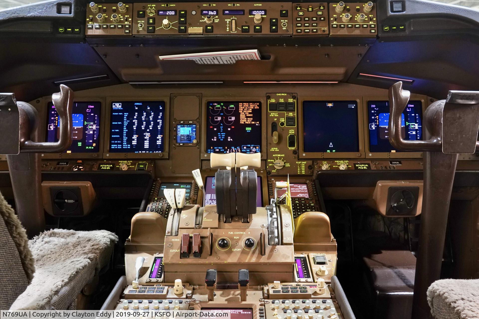 N769UA, 1995 Boeing 777-222 C/N 26921, SFO 2019.