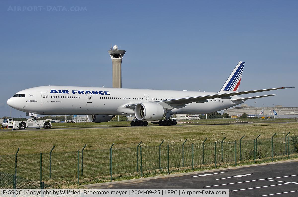 F-GSQC, 2004 Boeing 777-328/ER C/N 32727, Air France