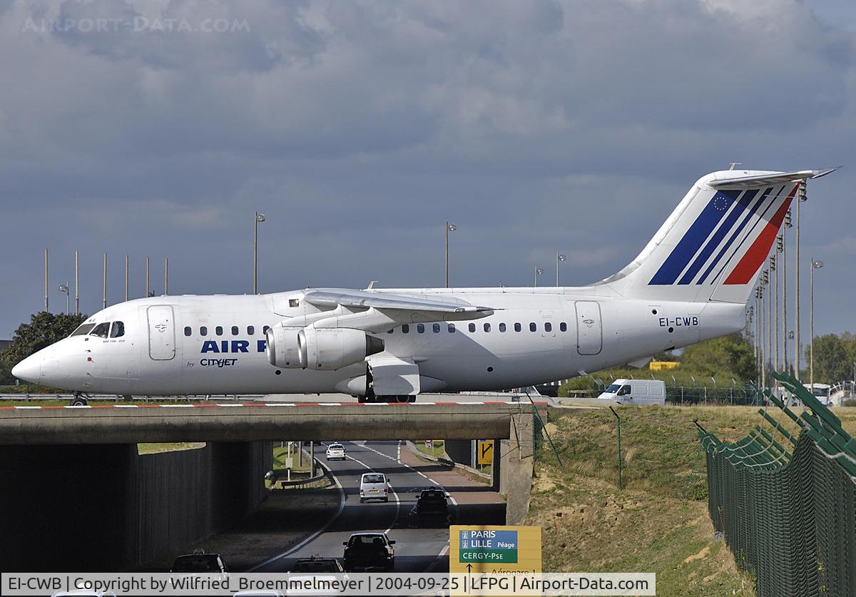 EI-CWB, 1986 British Aerospace BAe.146-200 C/N E2051, Air France (CityJet)