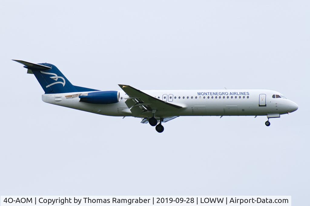 4O-AOM, 1990 Fokker 100 (F-28-0100) C/N 11321, Montenegro Airlines Fokker 100