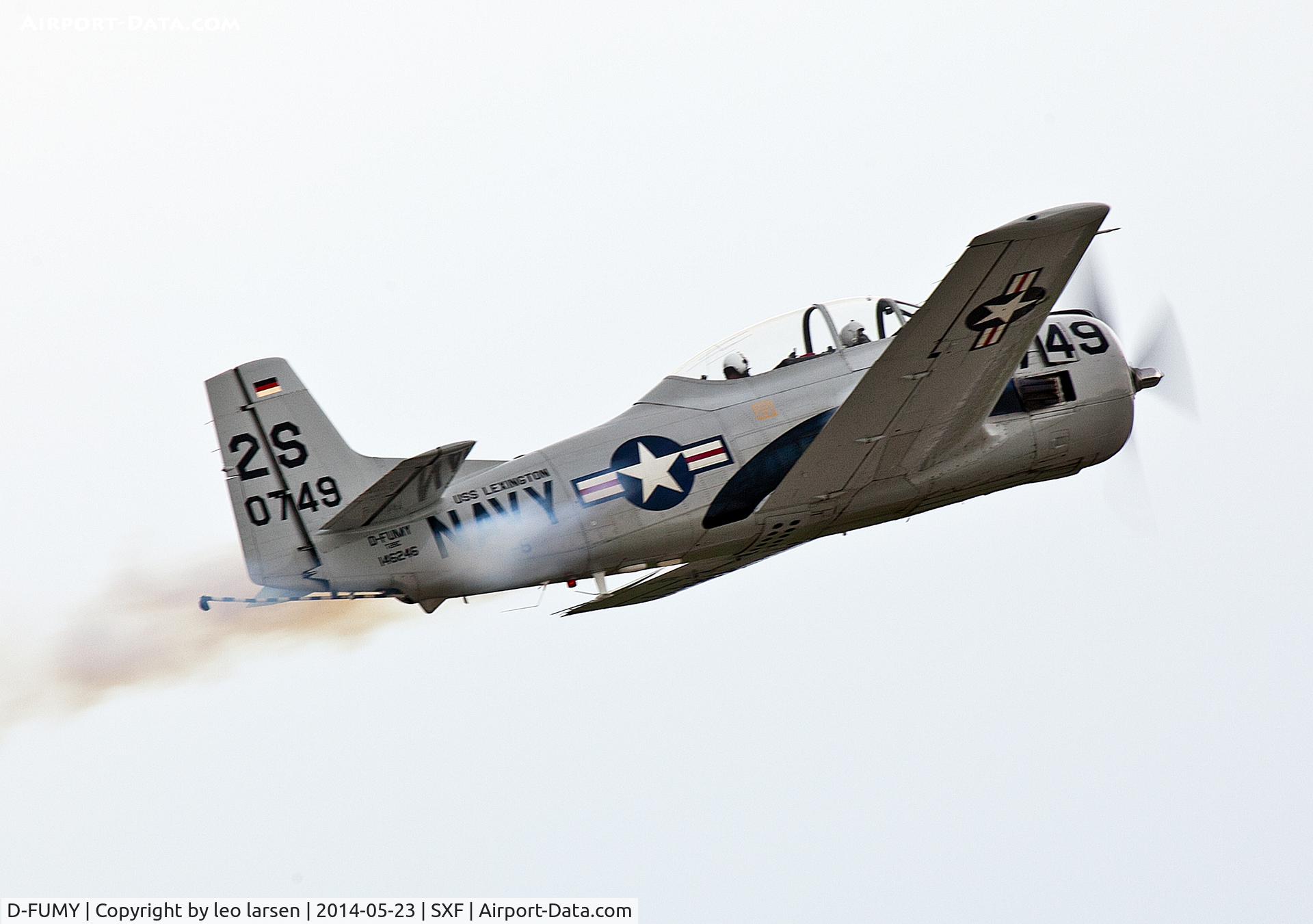 D-FUMY, North American T-28C Trojan C/N 252-9 (146246), Berlin Air Show 23.5.2014