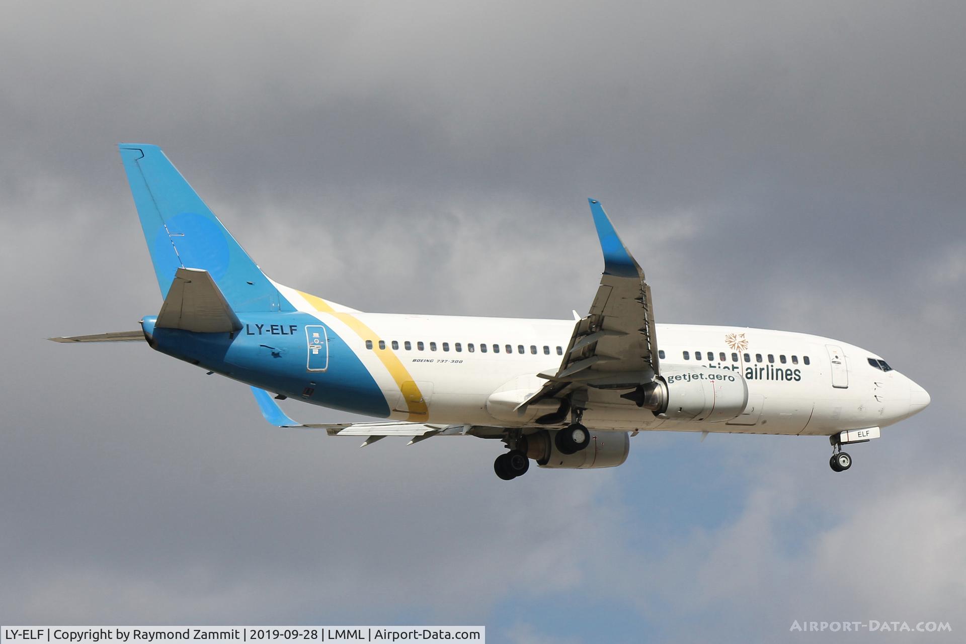 LY-ELF, 1997 Boeing 737-36N C/N 28670, B737-300 LY-ELF Getjets