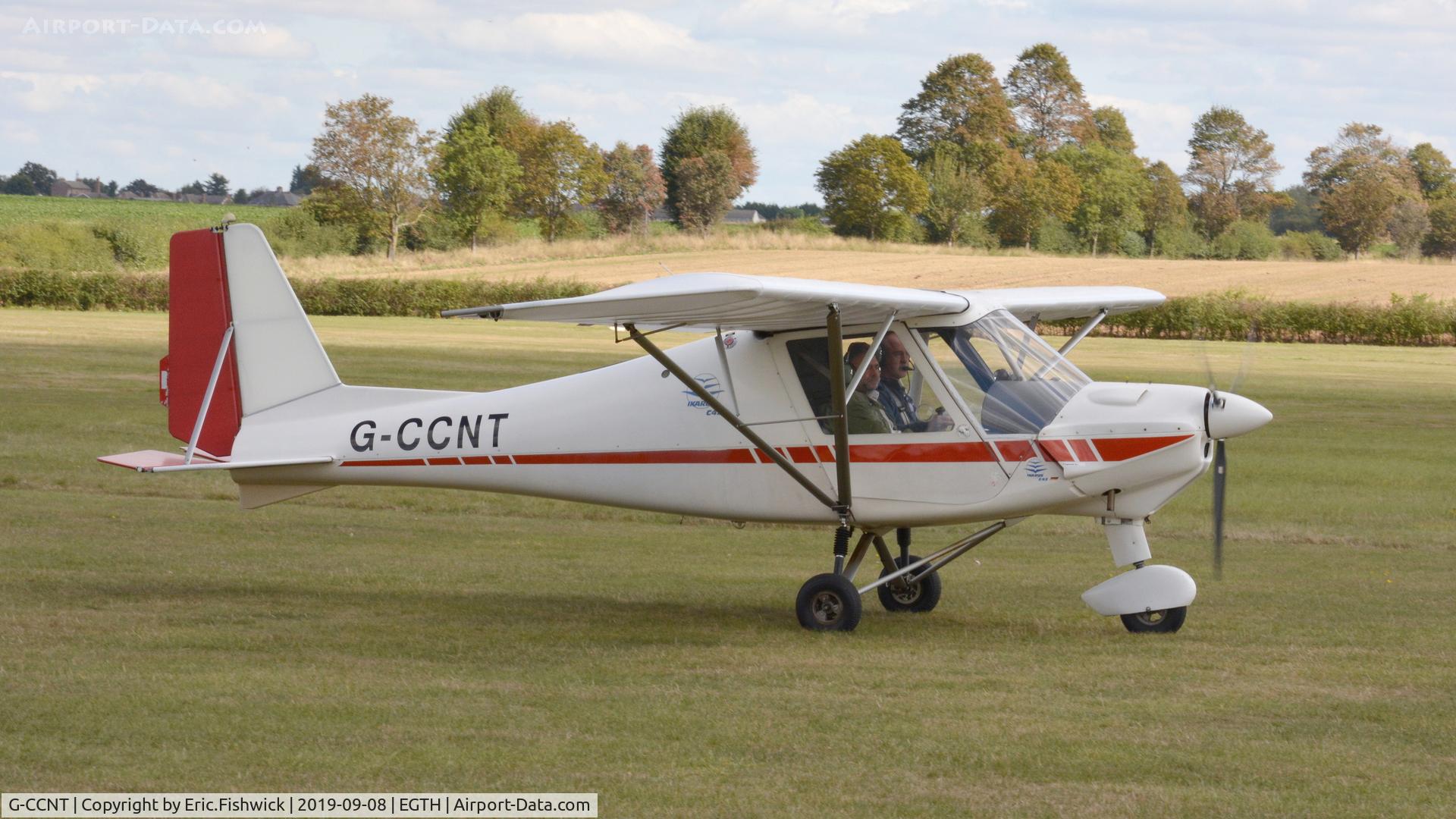 G-CCNT, 2003 Comco Ikarus C42 FB80 C/N 0311-6585, 2. G-CCNT visiting The Shuttleworth Collection Sept. 2019.