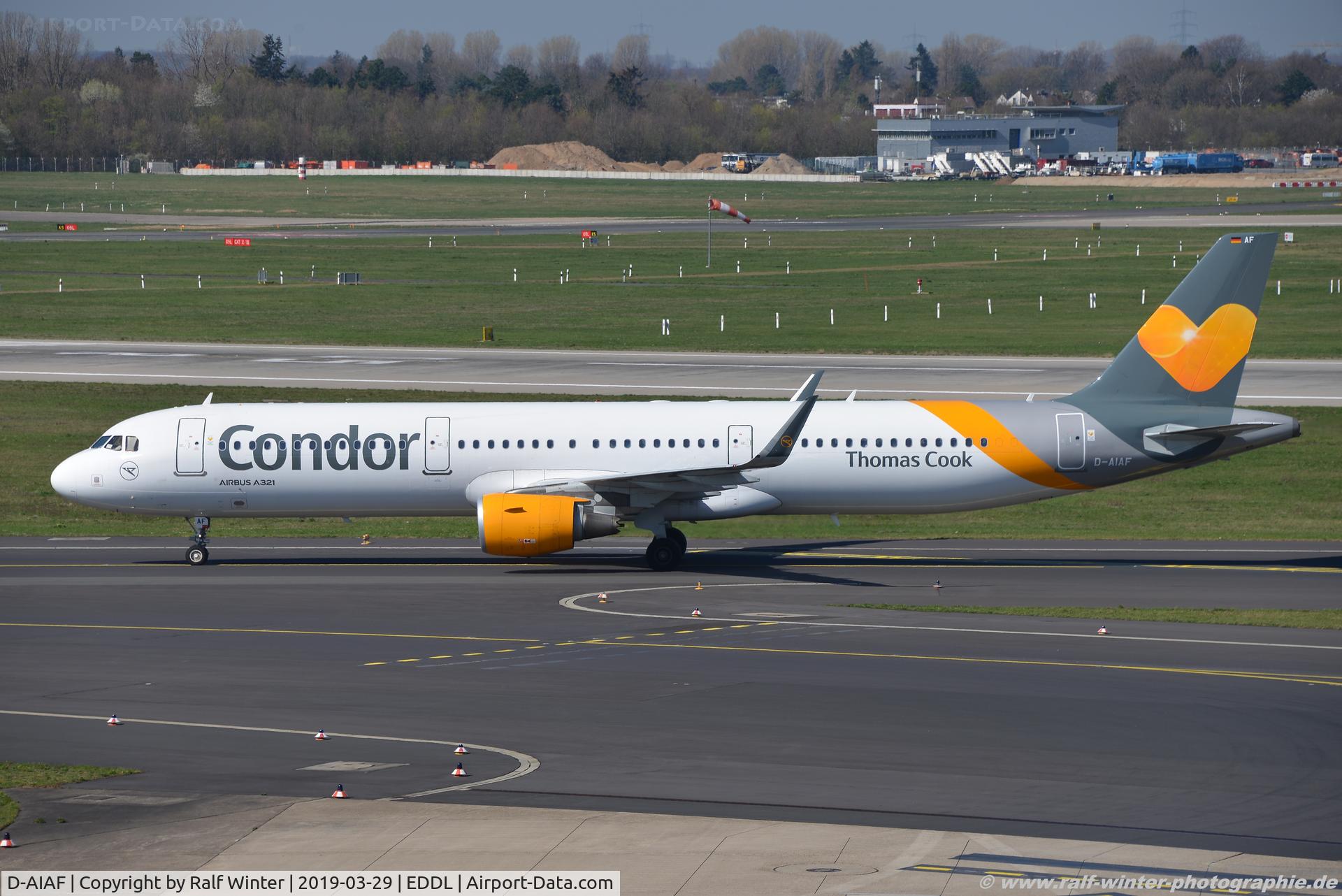 D-AIAF, 2015 Airbus A321-211 C/N 6459, Airbus A321-211(W) - DE CFG Condor - 6459 - D-AIAF - 29.03.2019 - DUS