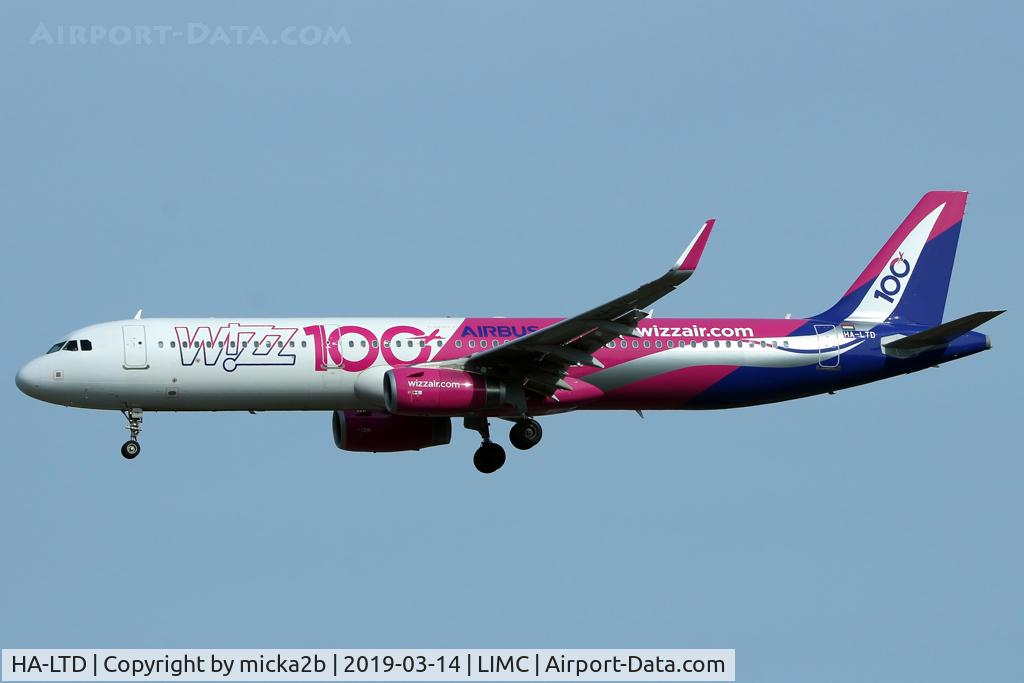 HA-LTD, 2018 Airbus A321-231 C/N 8305, Landing