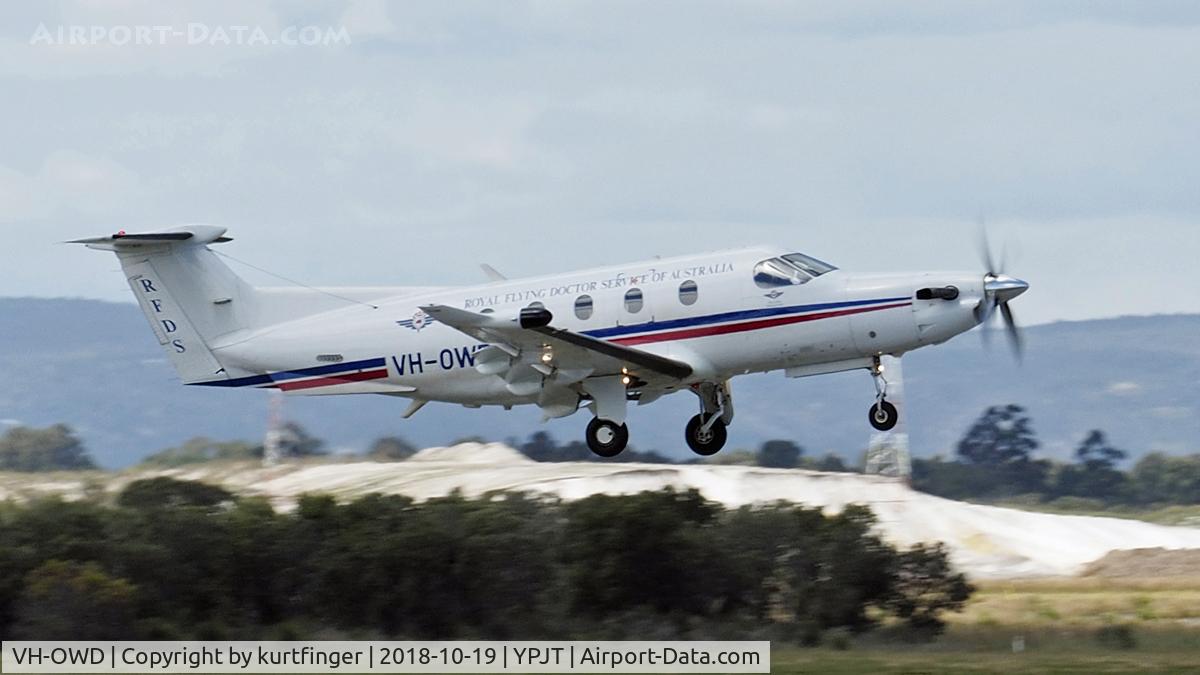 VH-OWD, 2009 Pilatus PC-12/47E C/N 1140, Pilatus PC-12-47E. RFDS VH-OWD YPJT 191018.