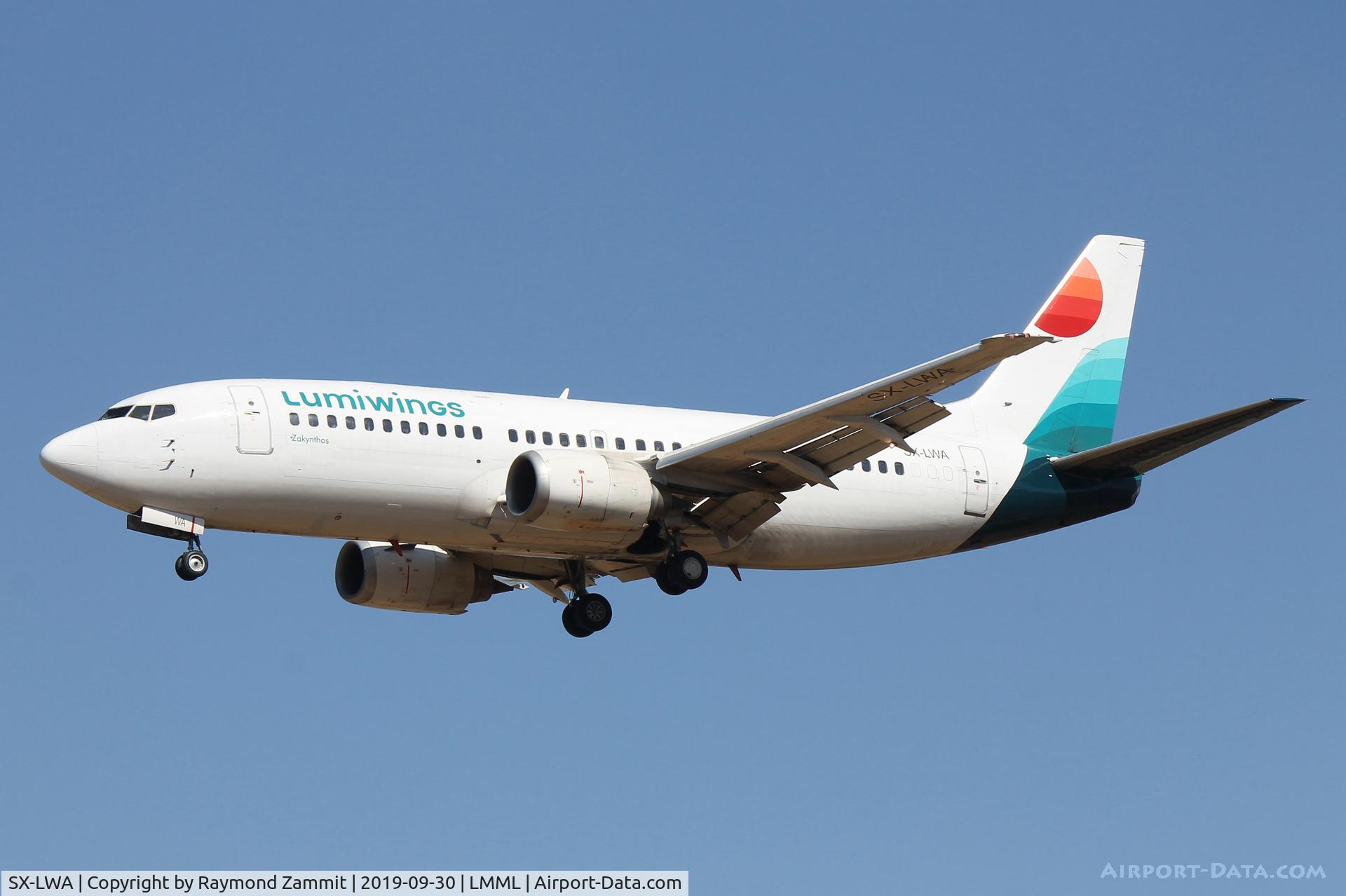 SX-LWA, 1991 Boeing 737-330 C/N 25216, B737-300 SX-LWA Lumiwings