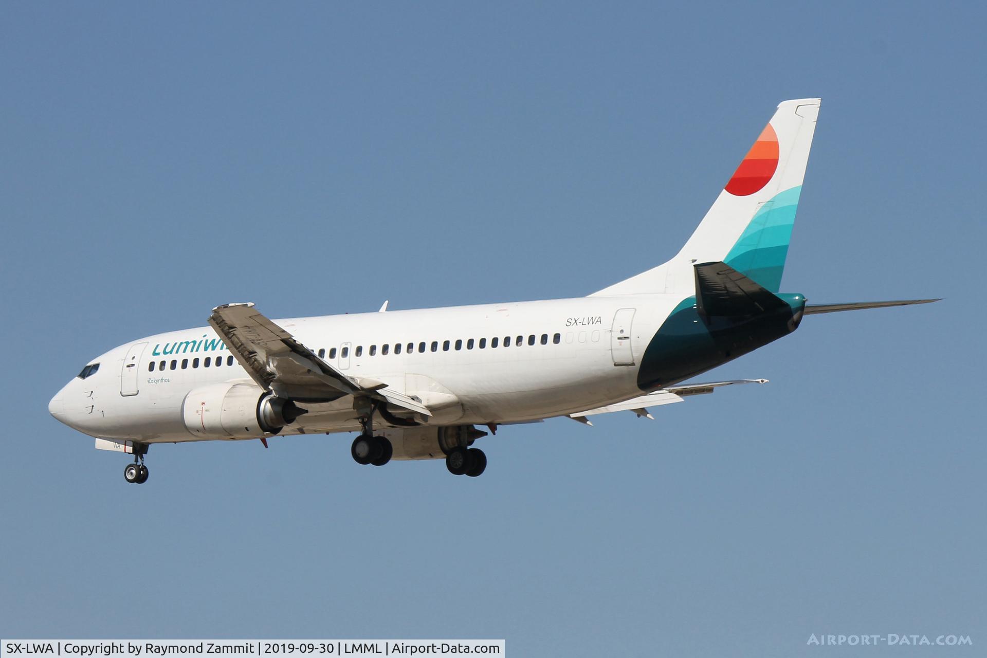 SX-LWA, 1991 Boeing 737-330 C/N 25216, B737-300 SX-LWA Lumiwings
