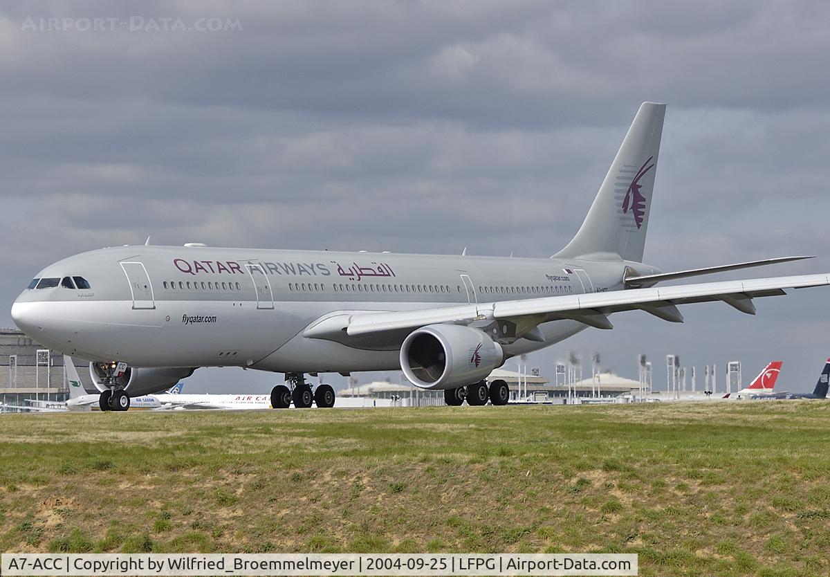 A7-ACC, 2003 Airbus A330-202 C/N 511, Qatar Airways