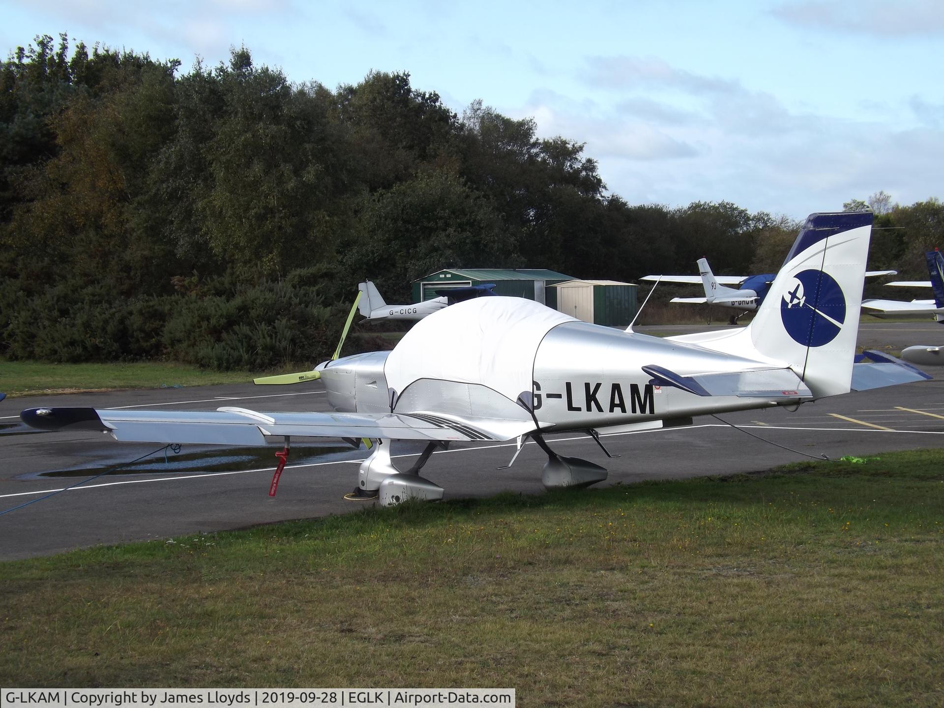 G-LKAM, 2019 Sonaca S200 C/N 009, Parked up at her home base at Blackbushe Airport.