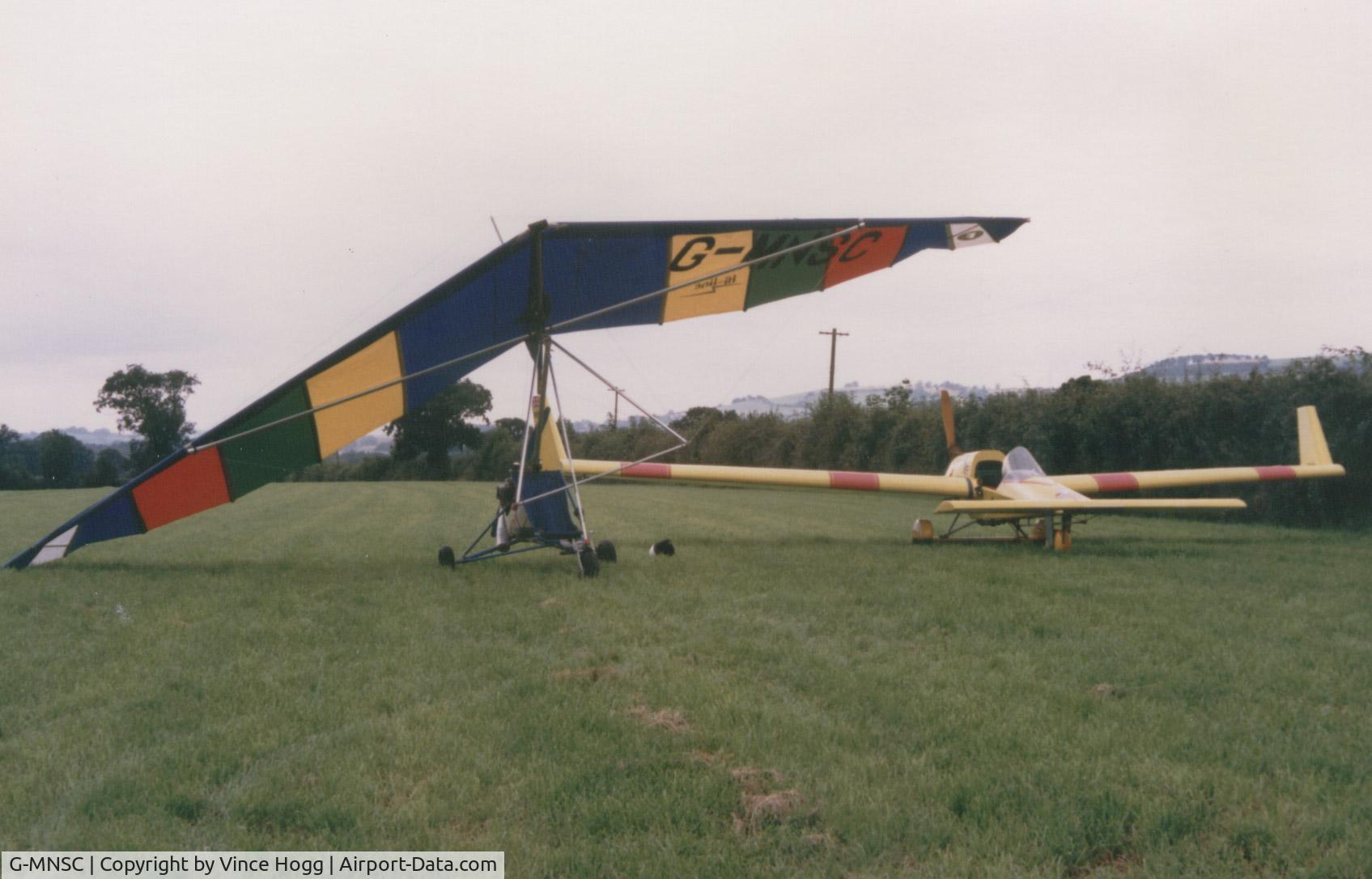 G-MNSC, Flexiform Sky Sails HI-LINE/TC3 C/N TC-001, Homebuilt Trike at Bradley, nr Bovey Tracey, Devon about 1886
