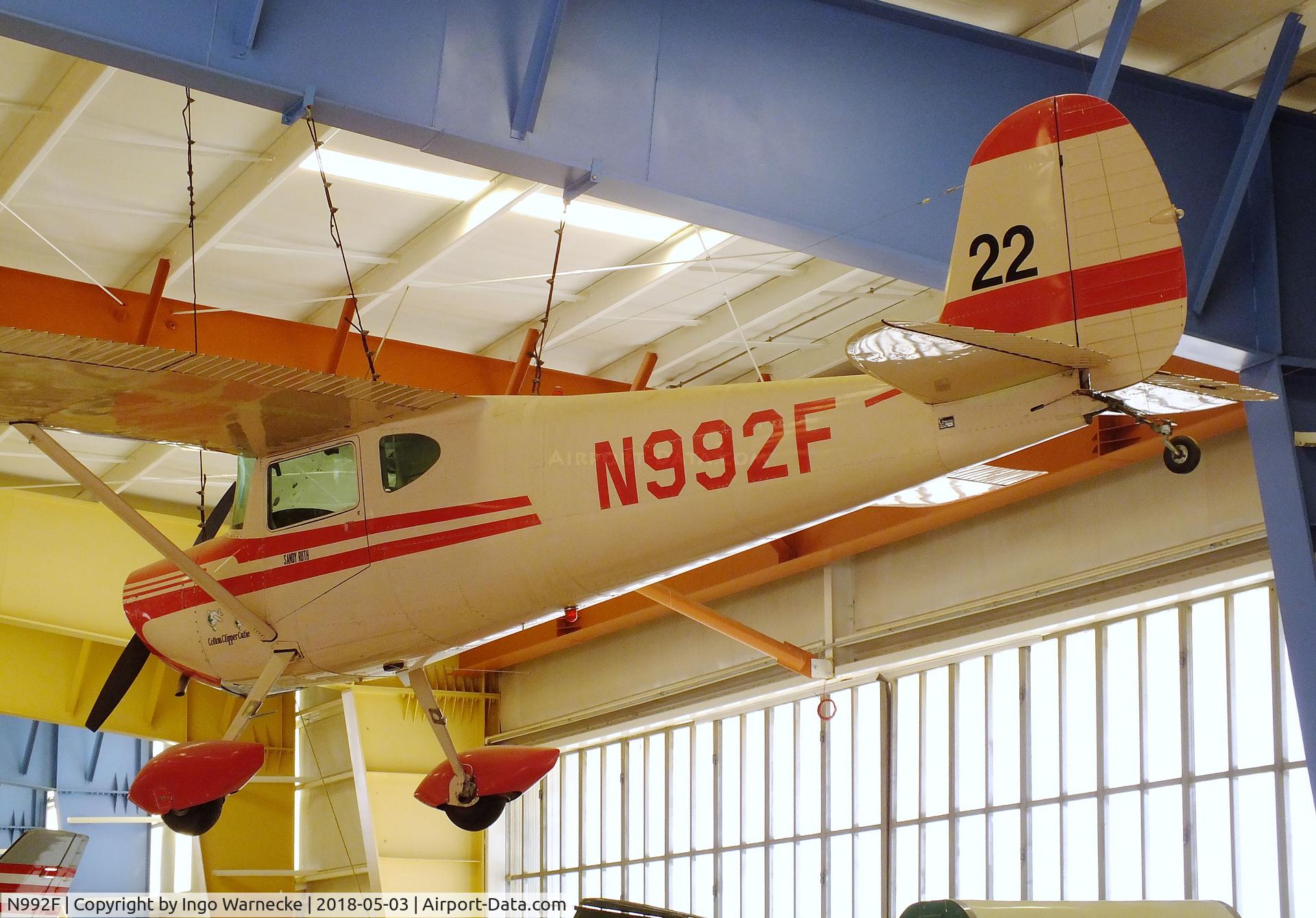 N992F, 1950 Cessna 140A C/N 15599, Cessna 140A, Ruth Deerman's 