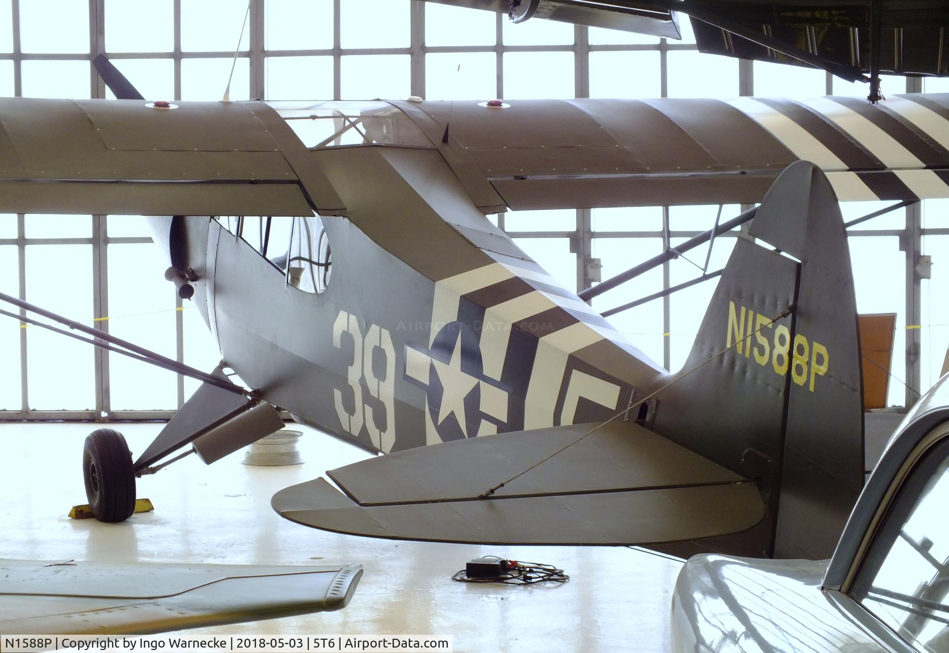 N1588P, 1954 Piper PA-18 C/N 18-3751, Piper PA-18 Super Cub at the War Eagles Air Museum, Santa Teresa NM