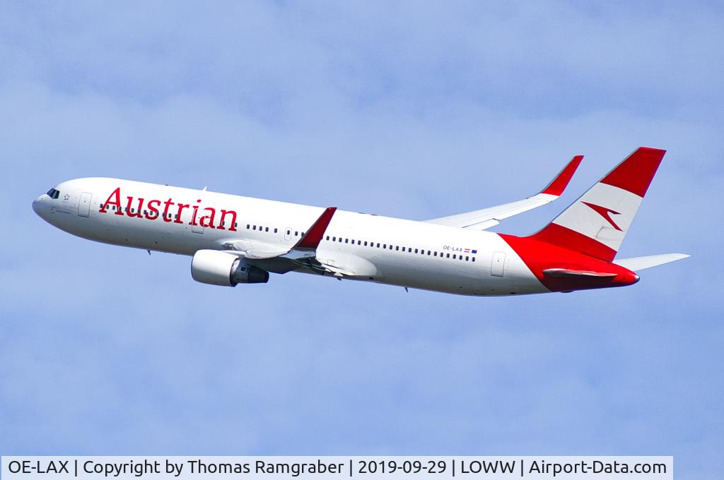 OE-LAX, 1992 Boeing 767-3Z9/ER C/N 27095, Austrian Airlines Boeing 767-300