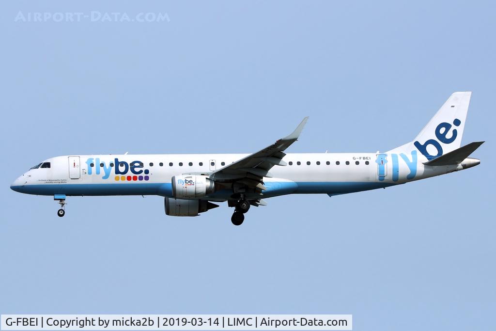 G-FBEI, 2007 Embraer 195LR (ERJ-190-200LR) C/N 19000143, Landing