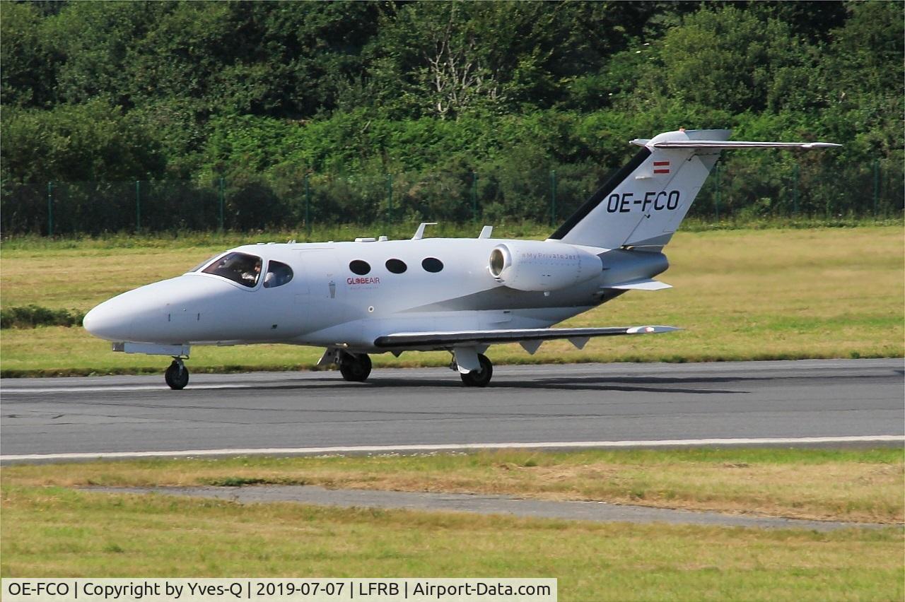 OE-FCO, 2008 Cessna 510 Citation Mustang Citation Mustang C/N 510-0127, Cessna 510 Citation Mustang, Taxiing rwy 07R, Brest-Bretagne airport (LFRB-BES)