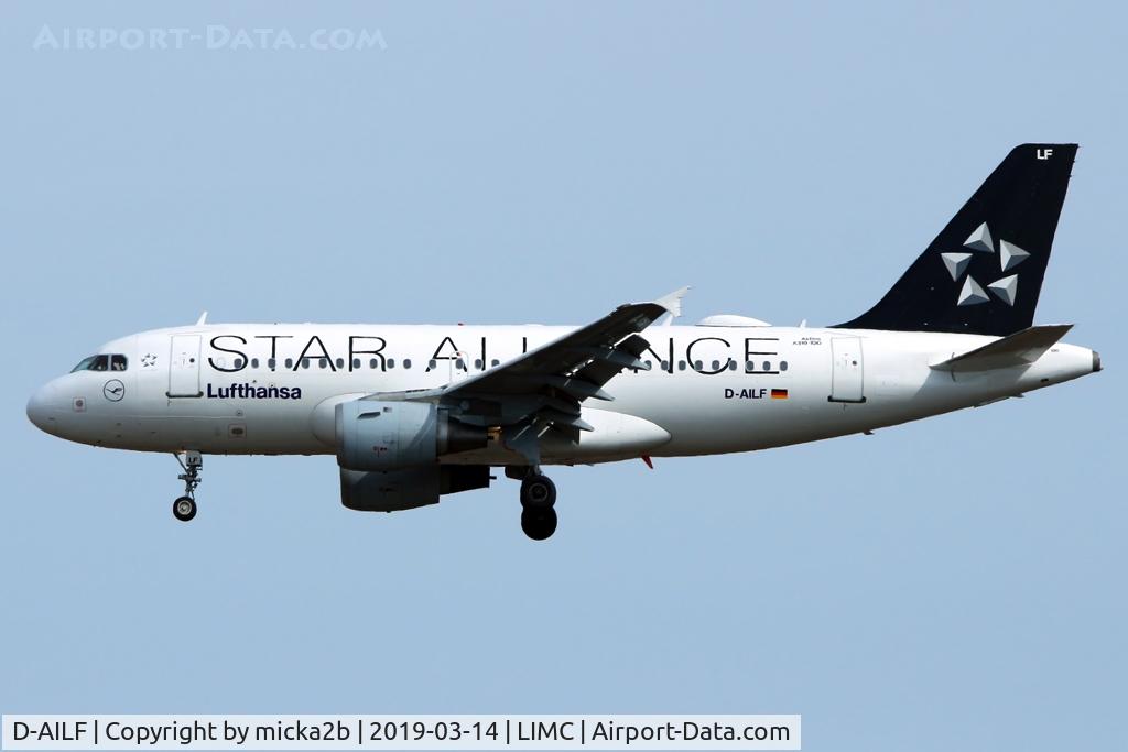 D-AILF, 1996 Airbus A319-114 C/N 636, Landing
