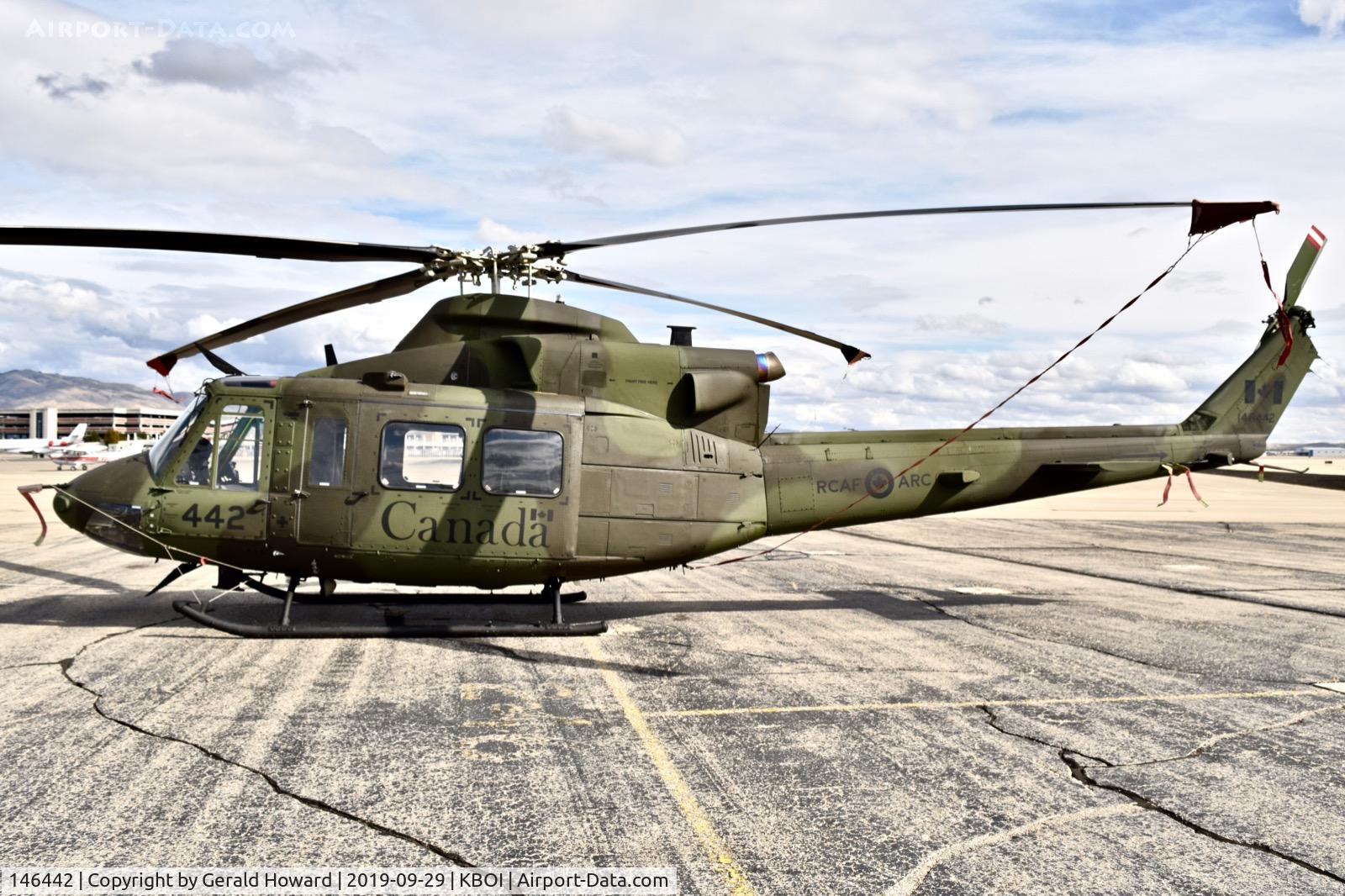 146442, Bell CH-146 Griffon C/N 46442, Parked on north GA ramp.