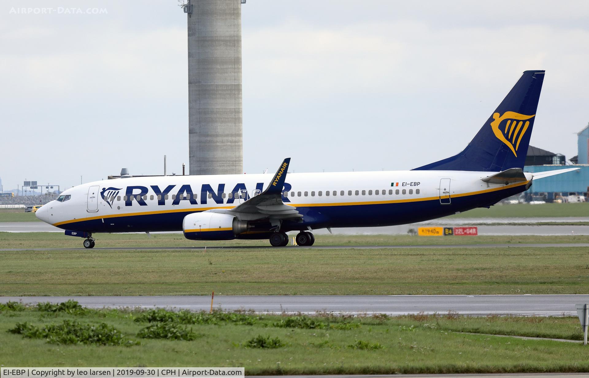 EI-EBP, 2009 Boeing 737-8AS C/N 37531, Copenhagen 30.9.2019