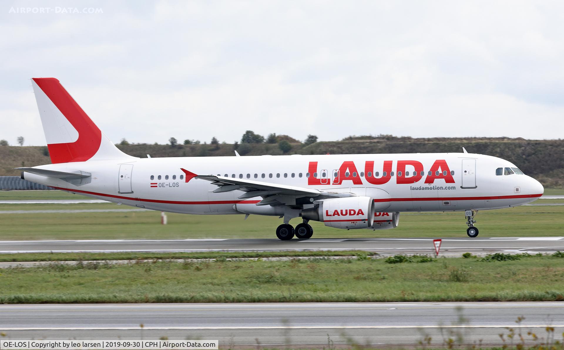 OE-LOS, 2001 Airbus A321-231 C/N 1487, Copenhagen 30.9.2019