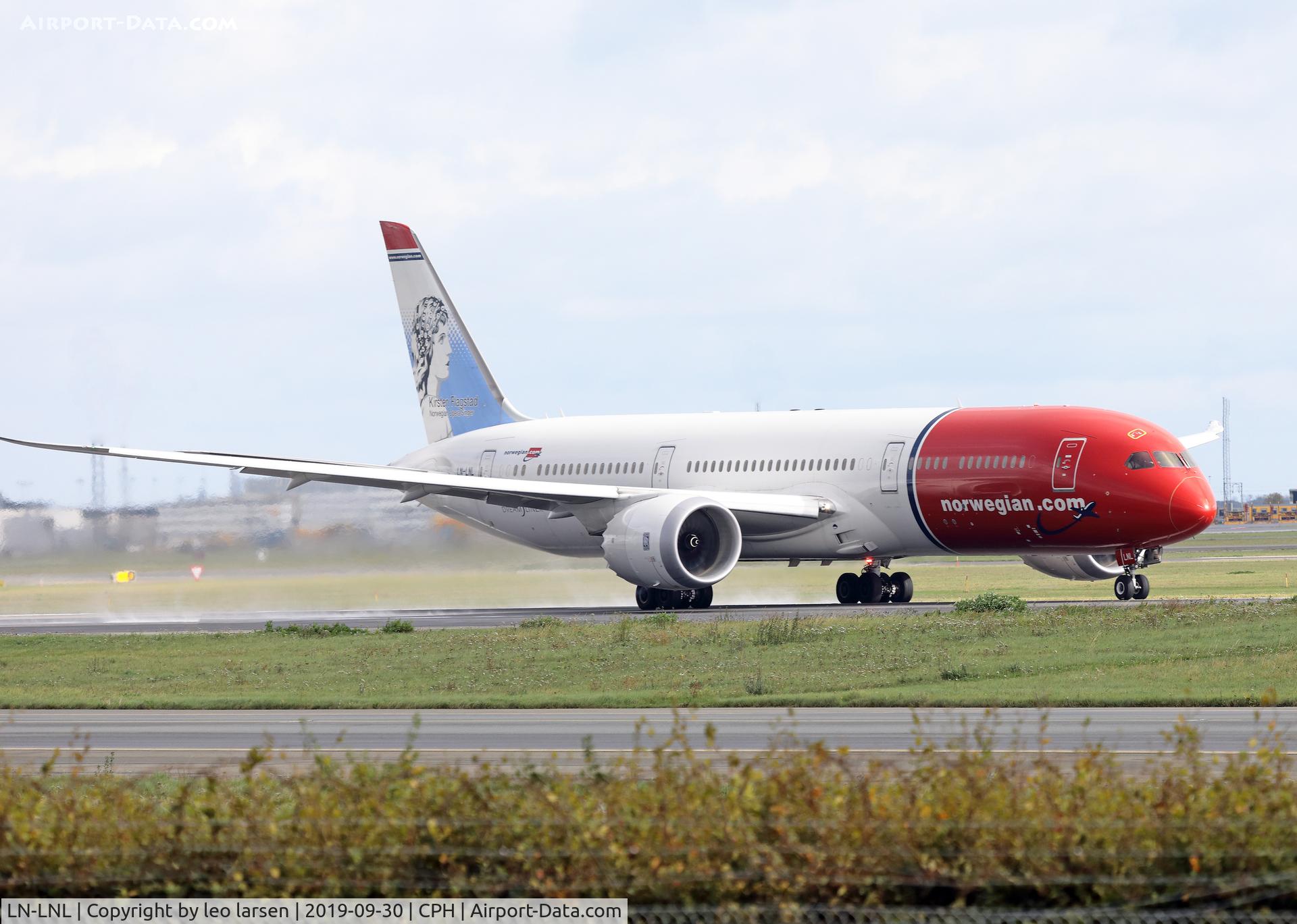 LN-LNL, 2016 Boeing 787-9 Dreamliner C/N 37931, Copenhagen 30.9.2019