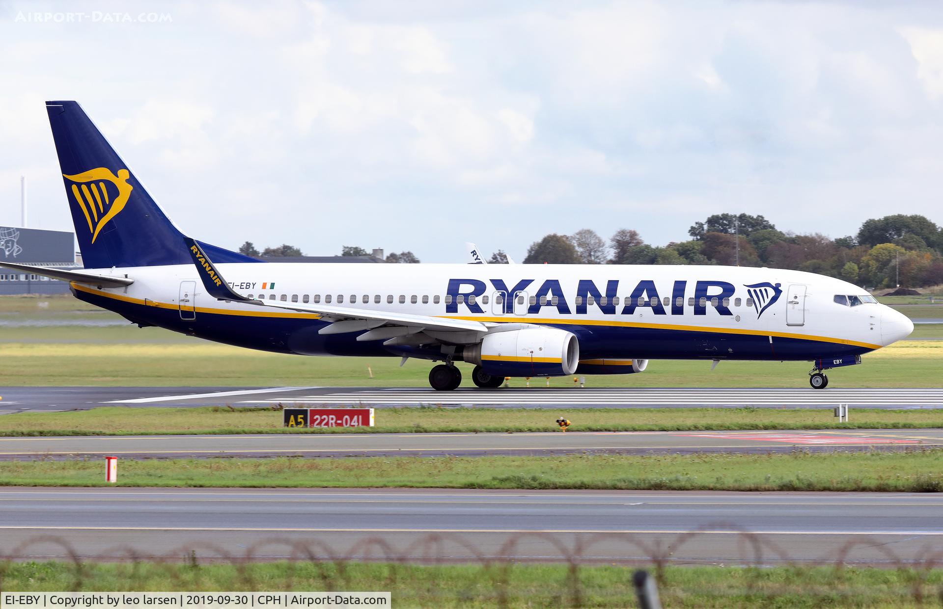 EI-EBY, 2009 Boeing 737-8AS C/N 35006, Copenhagen 30.9.2019