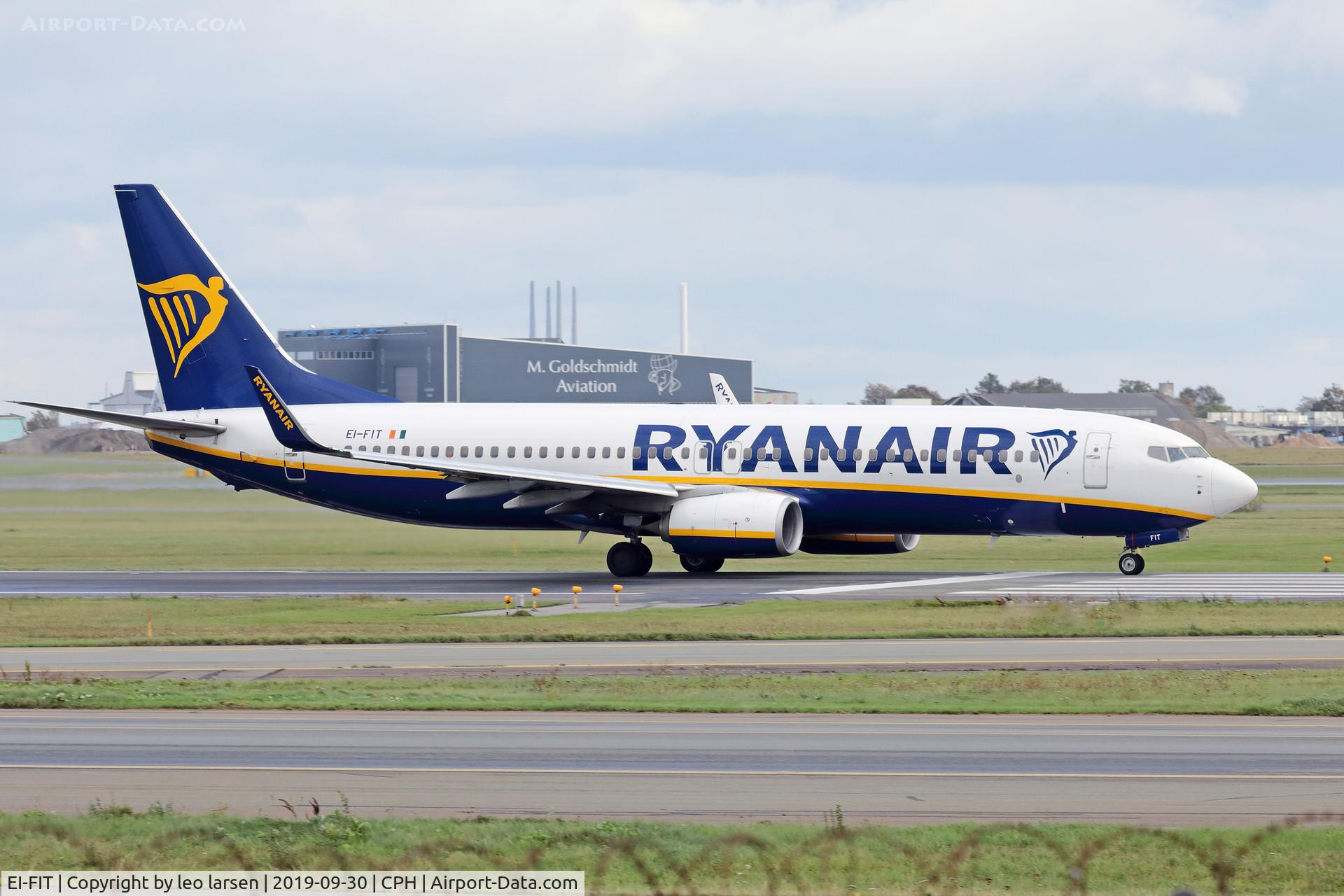 EI-FIT, 2015 Boeing 737-8AS C/N 44703, Copenhagen 30.9.2019