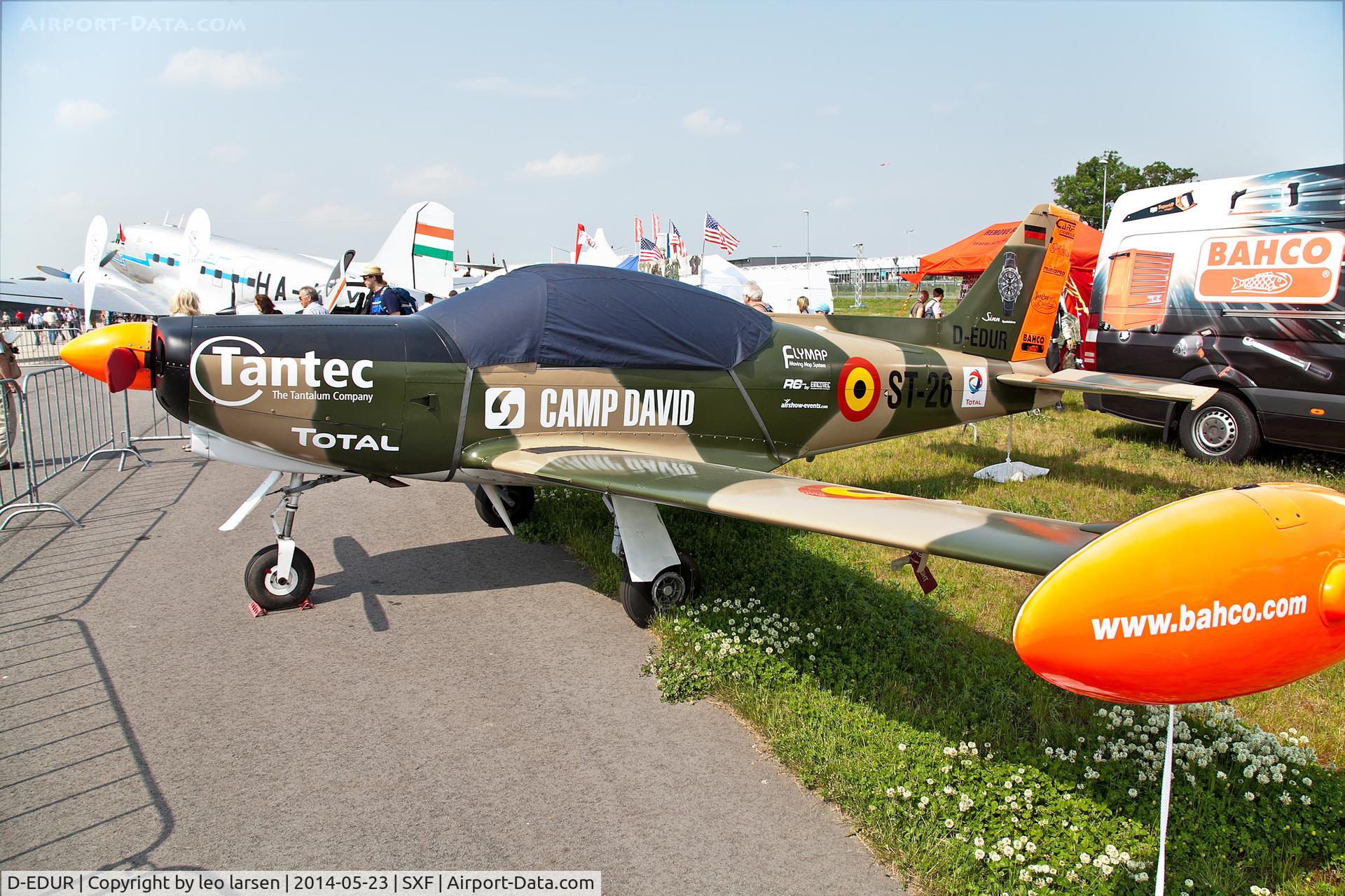 D-EDUR, 1980 SIAI-Marchetti SF-260 C/N 110, Berlin Air Show 23.5.2014