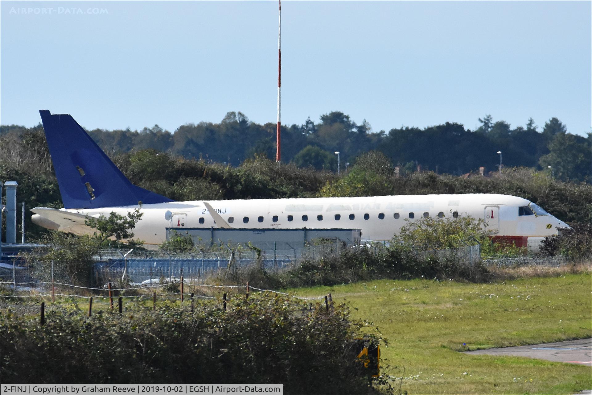 2-FINJ, 2006 Embraer 170LR (ERJ-170-100LR) C/N 17000124, Parked in the scraping area.