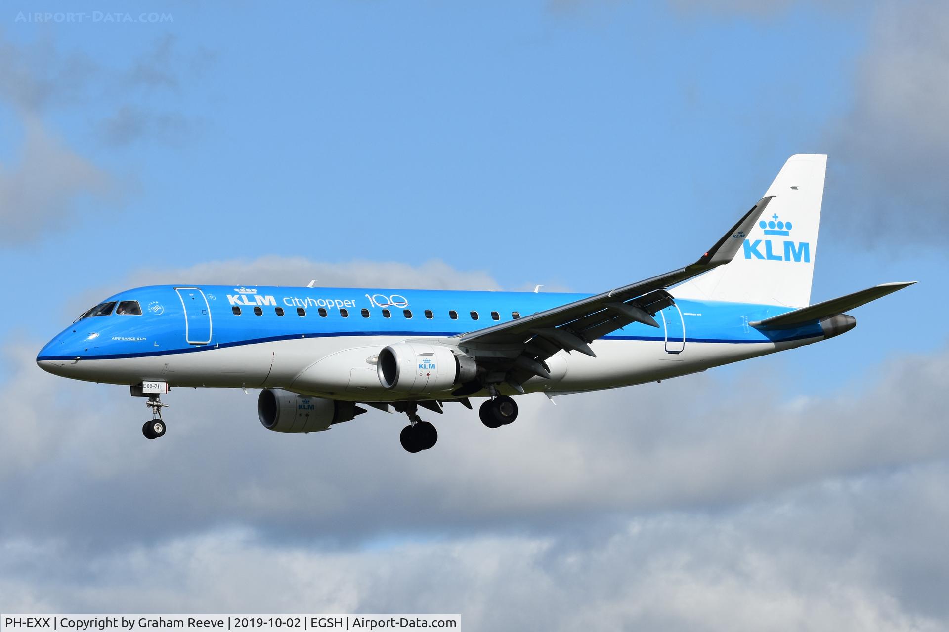 PH-EXX, 2018 Embraer 175STD (ERJ-170-200) C/N 17000711, With 