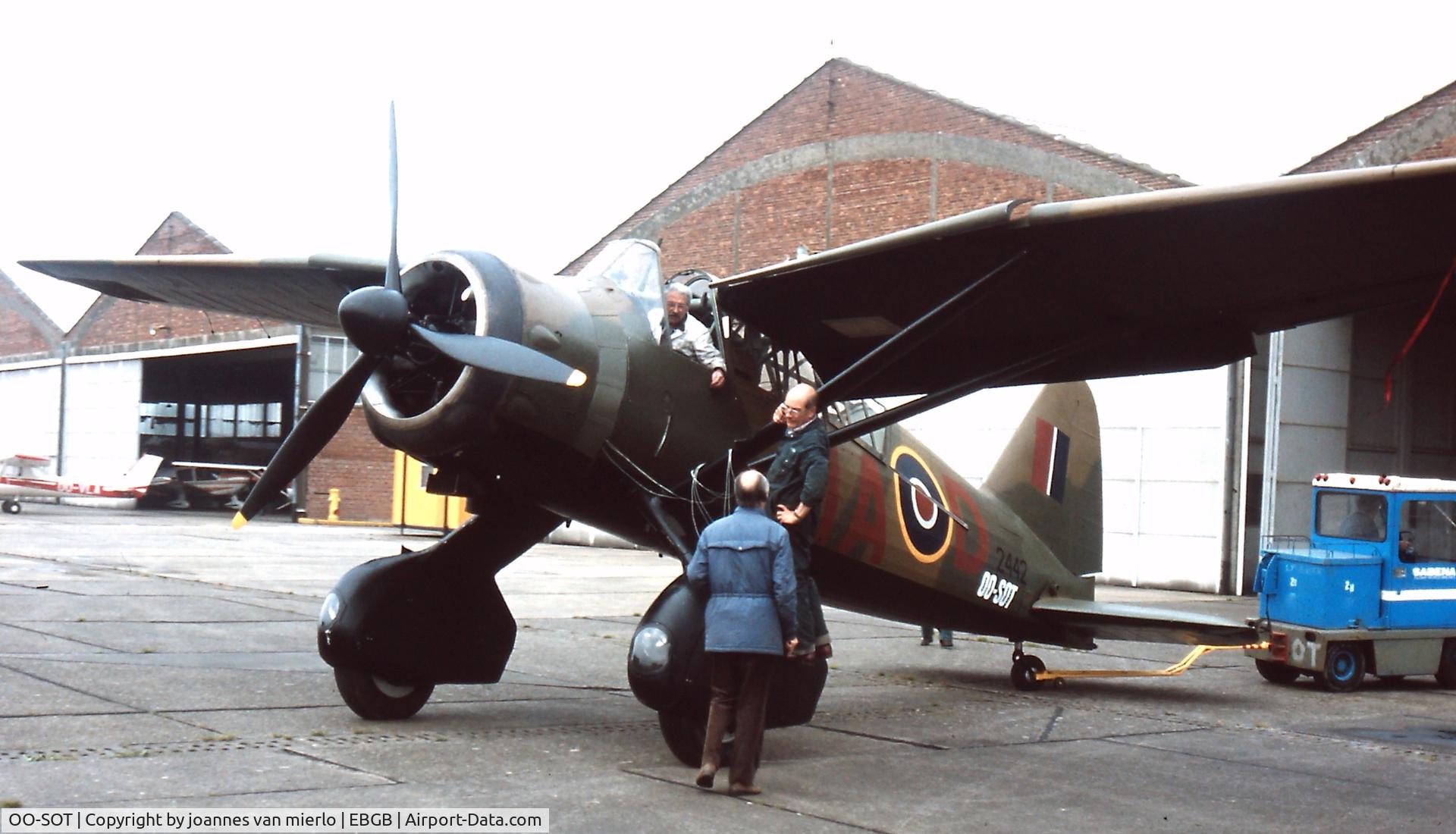 OO-SOT, 1942 Westland Lysander IIIA C/N Y1530, Testing at Grimbergen