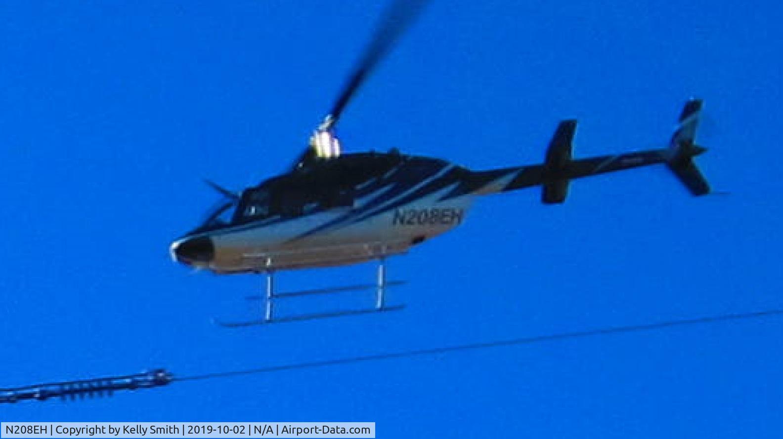 N208EH, 1992 Bell 206L-3 LongRanger III C/N 51599, This flew around my house  on King Ridge Road in Cazadero Today Oct 2 2019 aprox 0940hrs