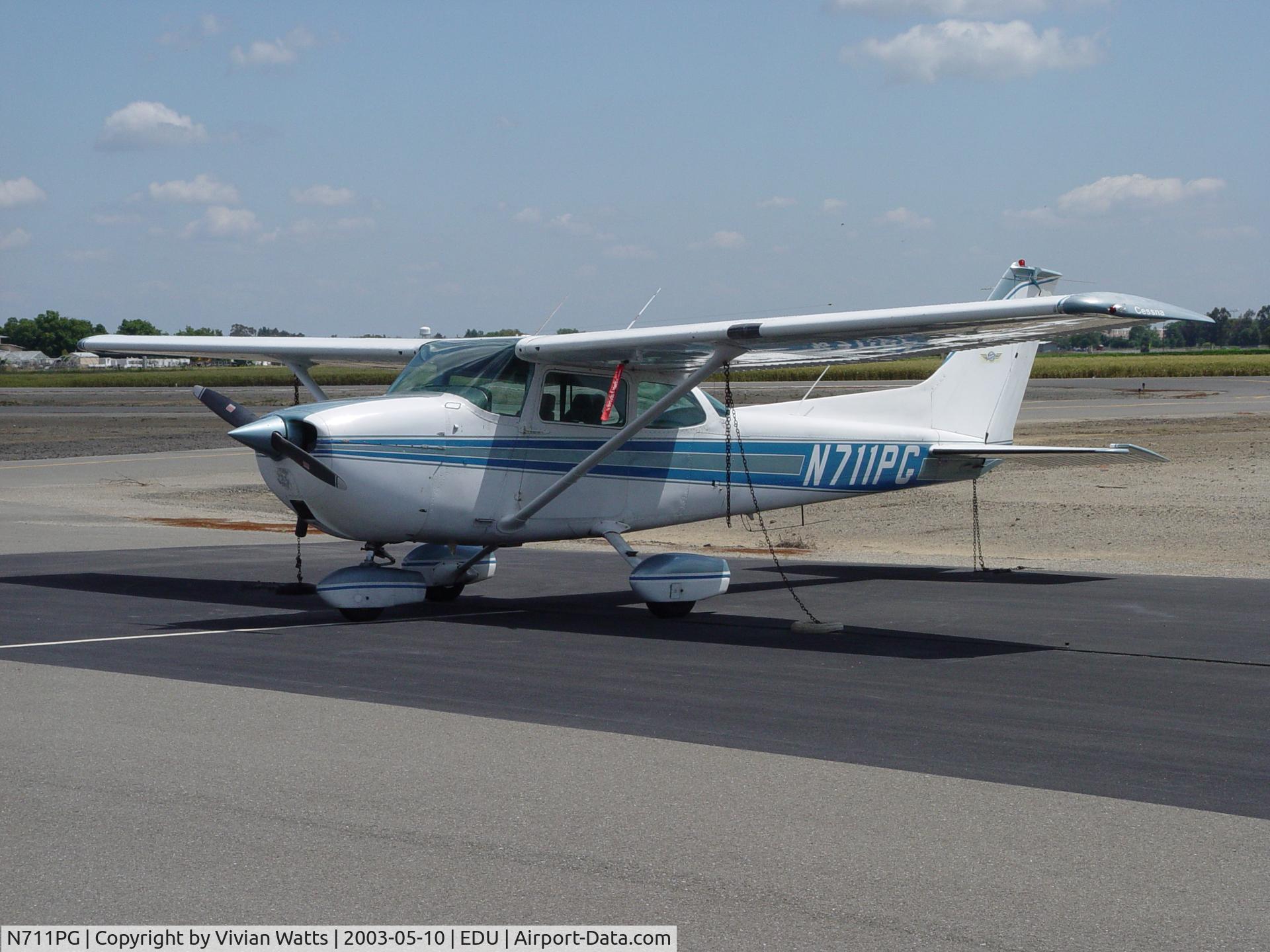 N711PG, Cessna 172M C/N 17264422, Taken on May 10, 2003 at Davis, CA