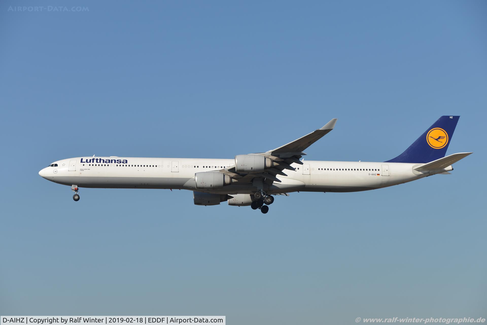 D-AIHZ, 2009 Airbus A340-642X C/N 1005, Airbus A340-642 - LH DLH Lufthansa 'Leipzig' - 1005 - D-AIHZ - 18.02.2019 - FRA
