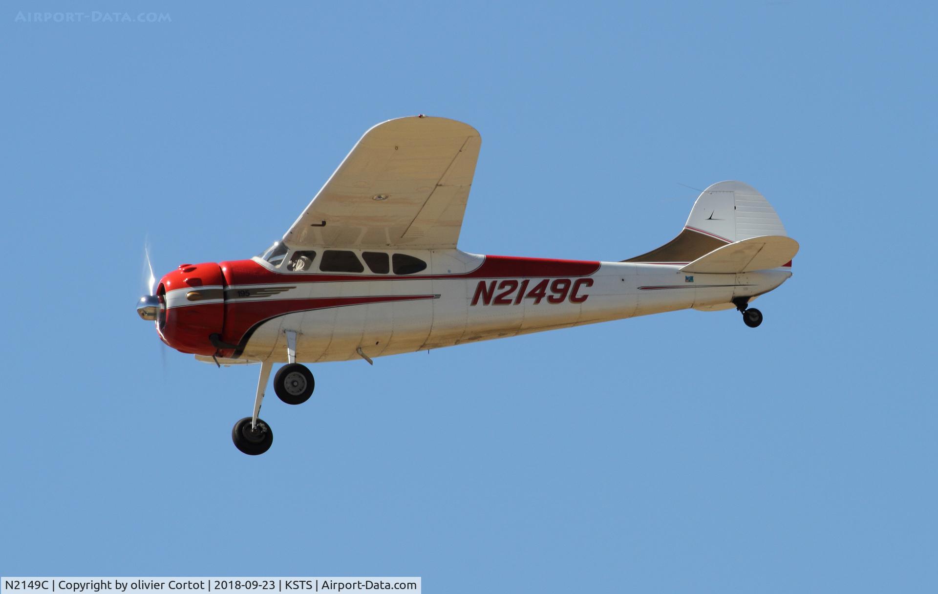 N2149C, 1954 Cessna 195B Businessliner C/N 16134, Santa Rosa airshow