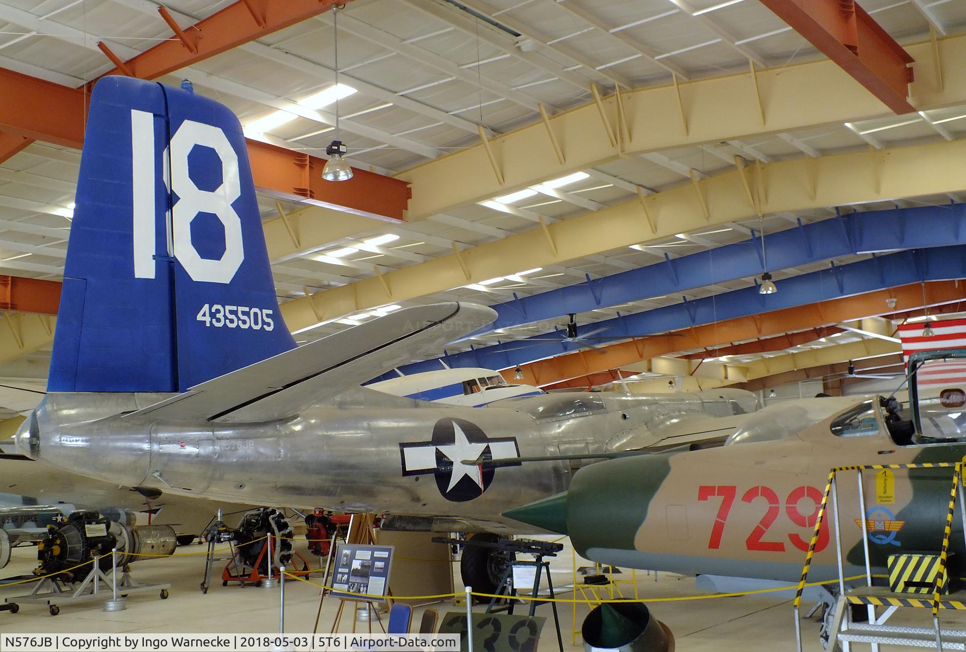 N576JB, 1945 Douglas A-26C Invader C/N 28772, Douglas RB-26C (A-26C) Invader at the War Eagles Air Museum, Santa Teresa NM